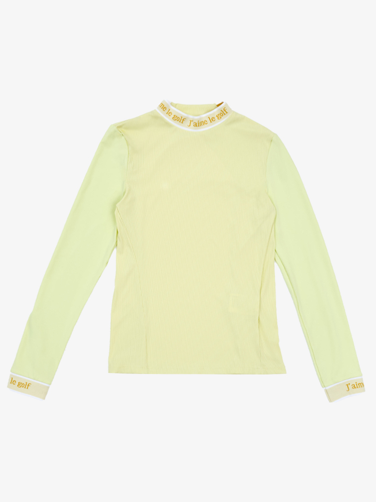 J'aime le Golf 莫客領上衣-檸檬草青