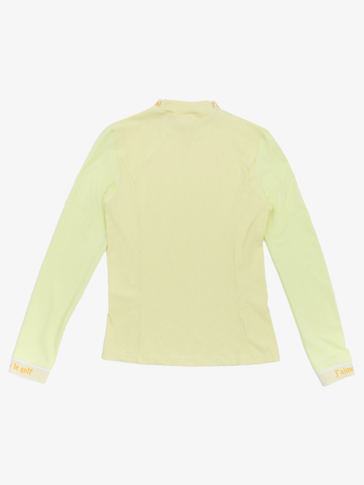 J'aime le Golf 莫客領上衣-檸檬草青