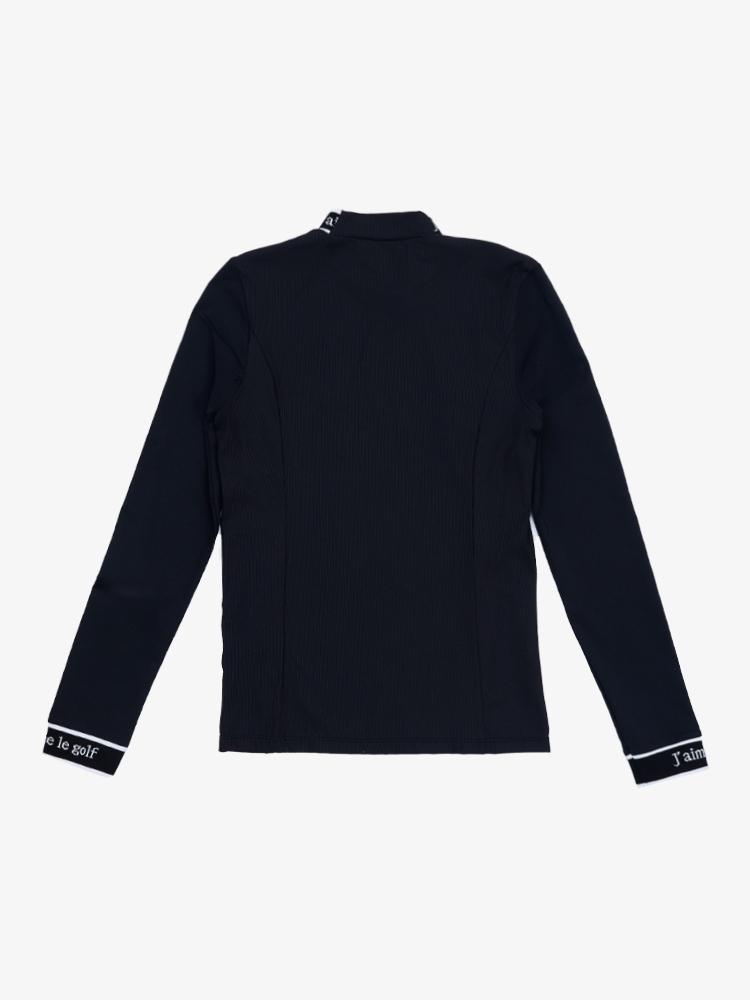 J'aime le Golf 莫客領上衣-墨色