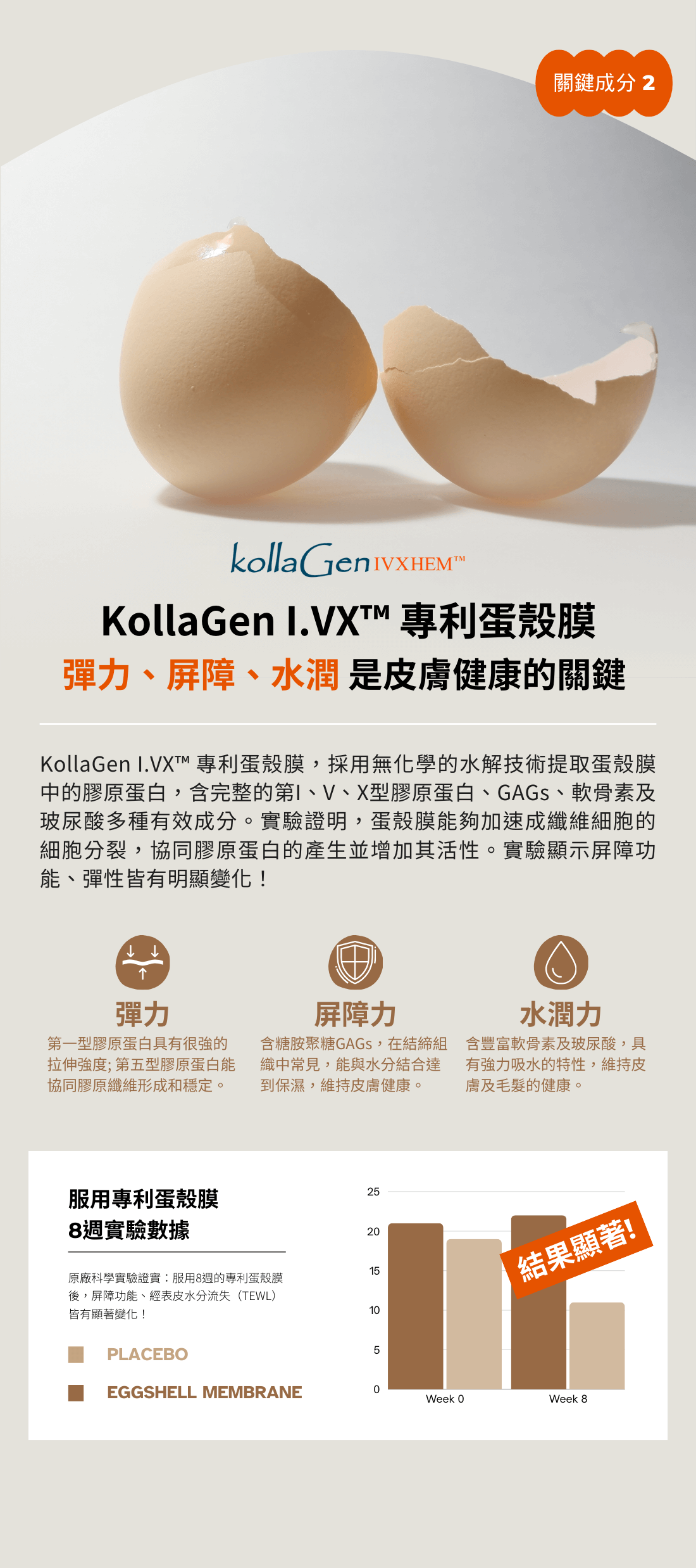 Skin5皮膚益生菌專利卵殼膜能維持皮膚健康