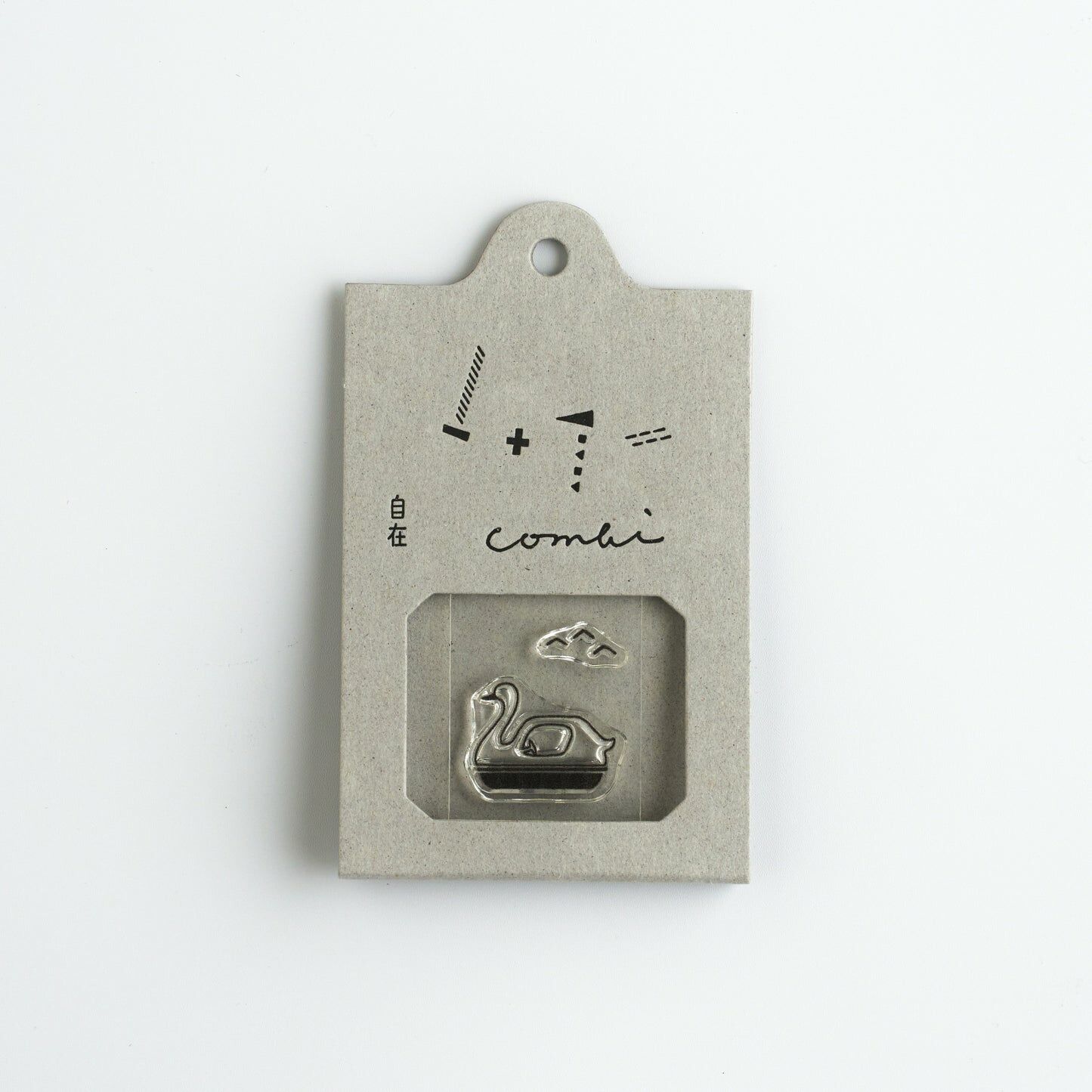 水縞 自在水晶印章 Combi｜天鵝船｜JAPAN