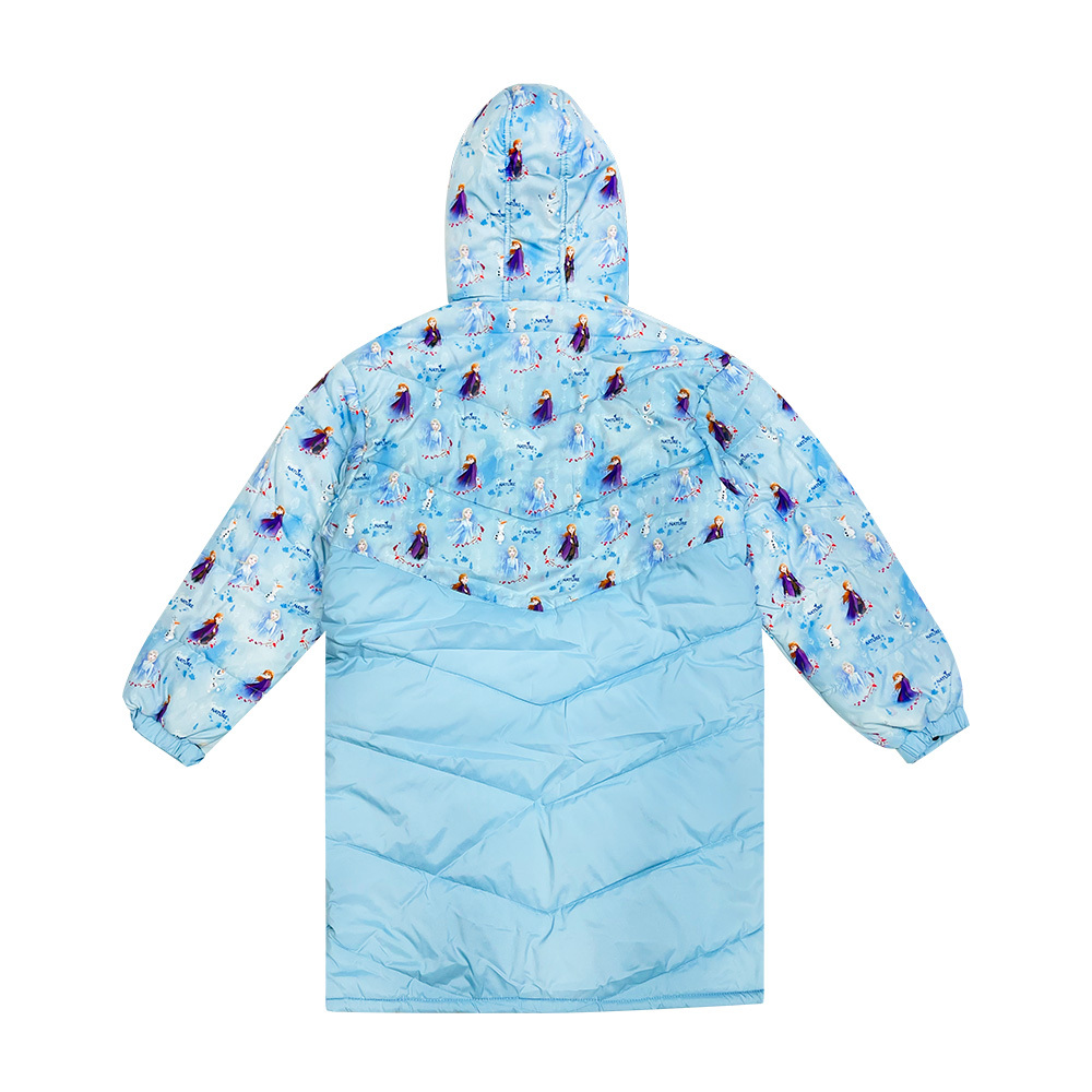 冰雪奇緣兒童游泳上水保溫褸 - 淺藍