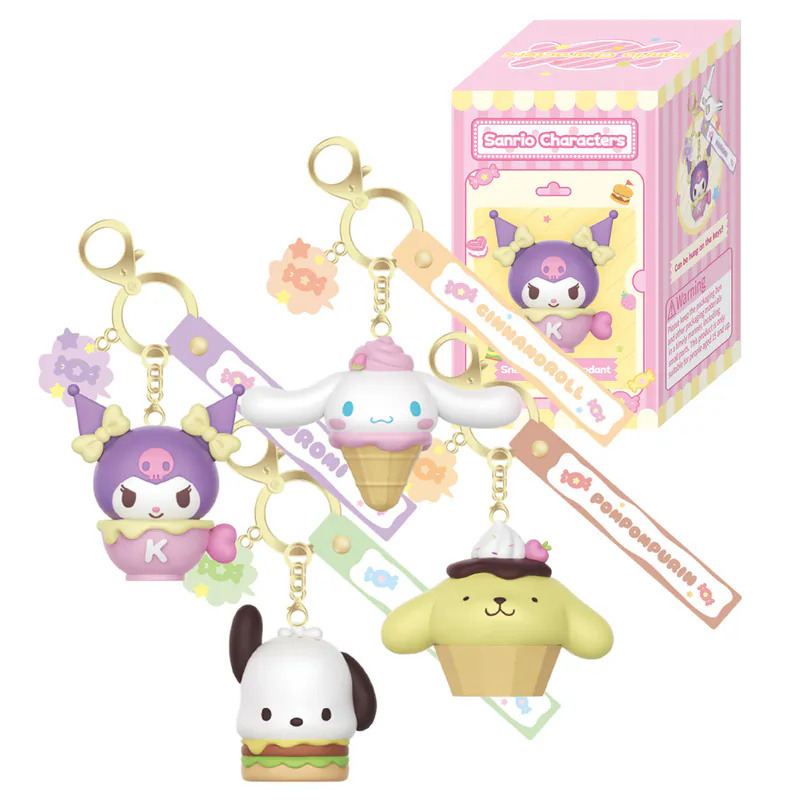 《 三麗鷗 Sanrio 》 Sanrio-零食裝扮吊飾 (隨機出貨)