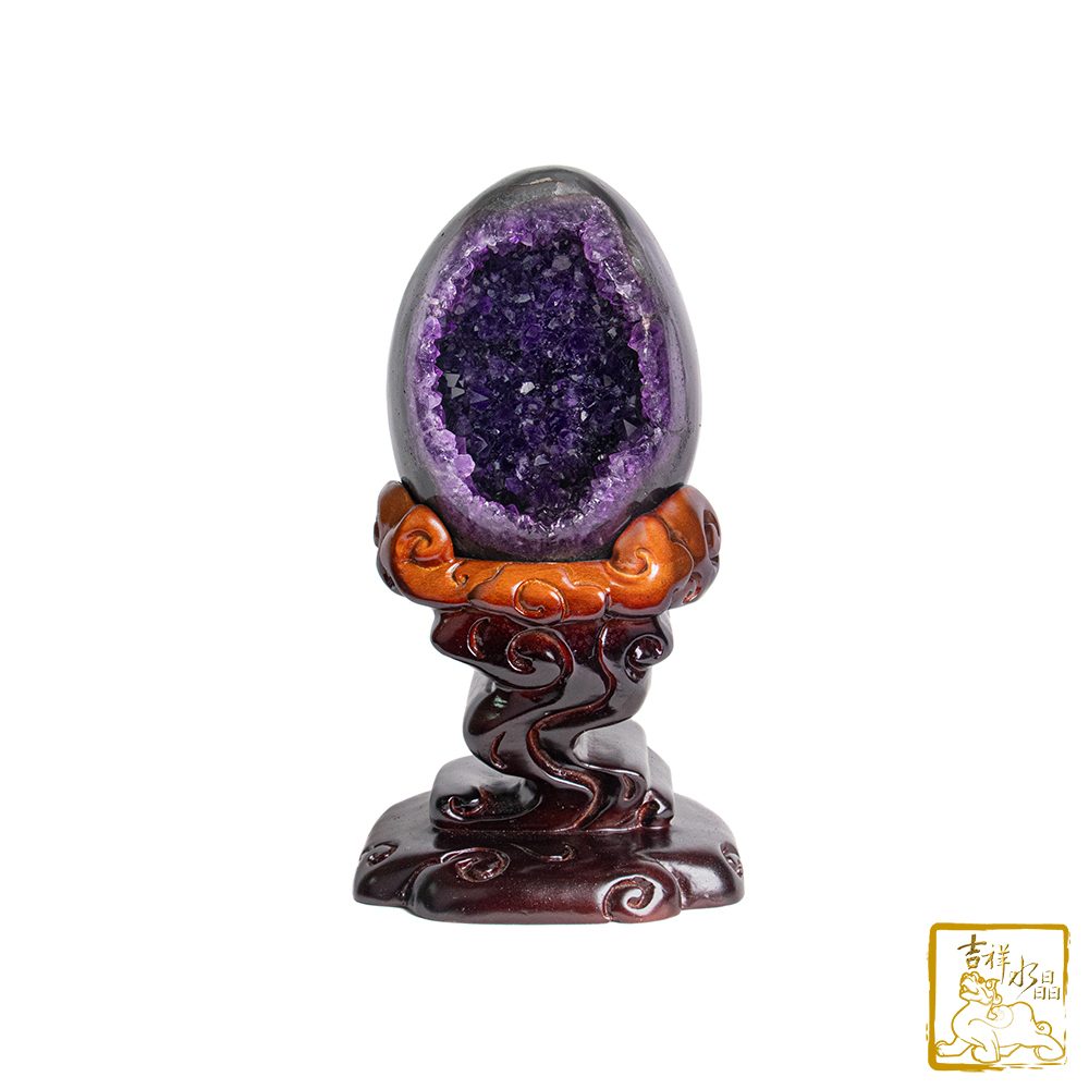 烏拉圭紫水晶恐龍蛋 3.57kg 招福圓滿