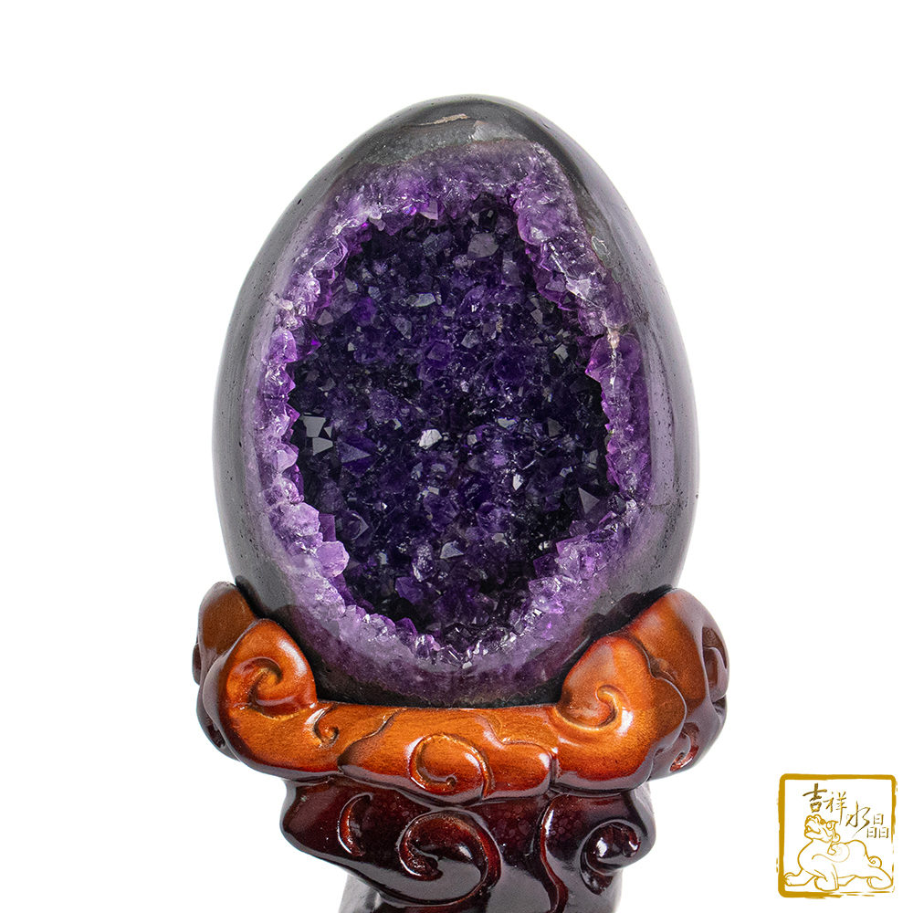 烏拉圭紫水晶恐龍蛋 3.57kg 招福圓滿