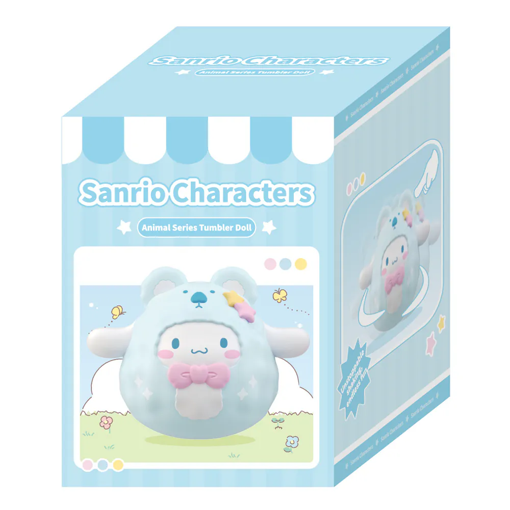 《 三麗鷗 Sanrio 》 Sanrio-小動物不倒翁桌面公仔(盲盒) 隨機出貨一款