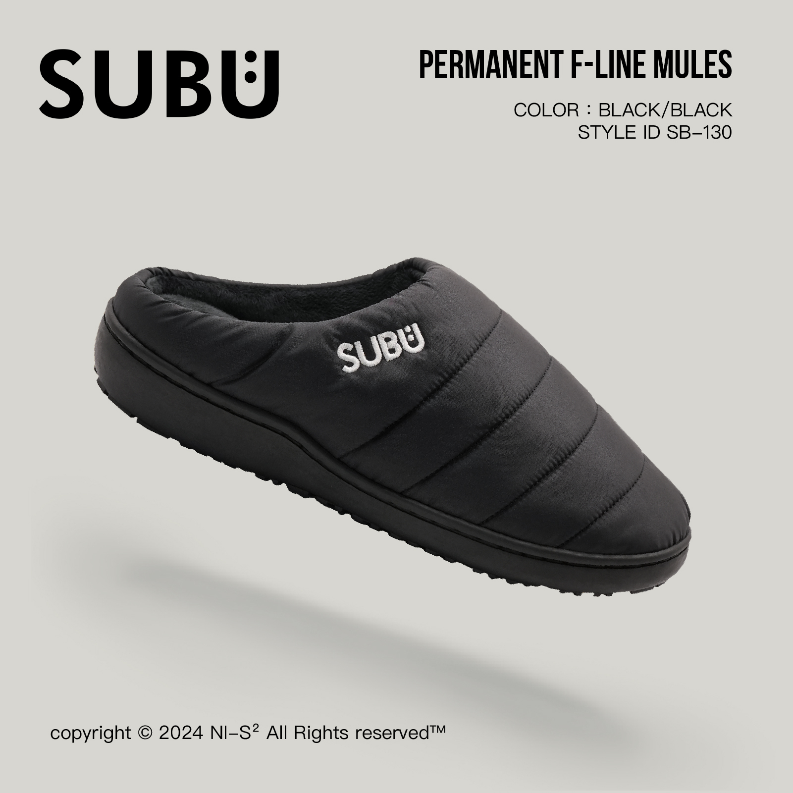 SUBU Permanent F-Line BLACK