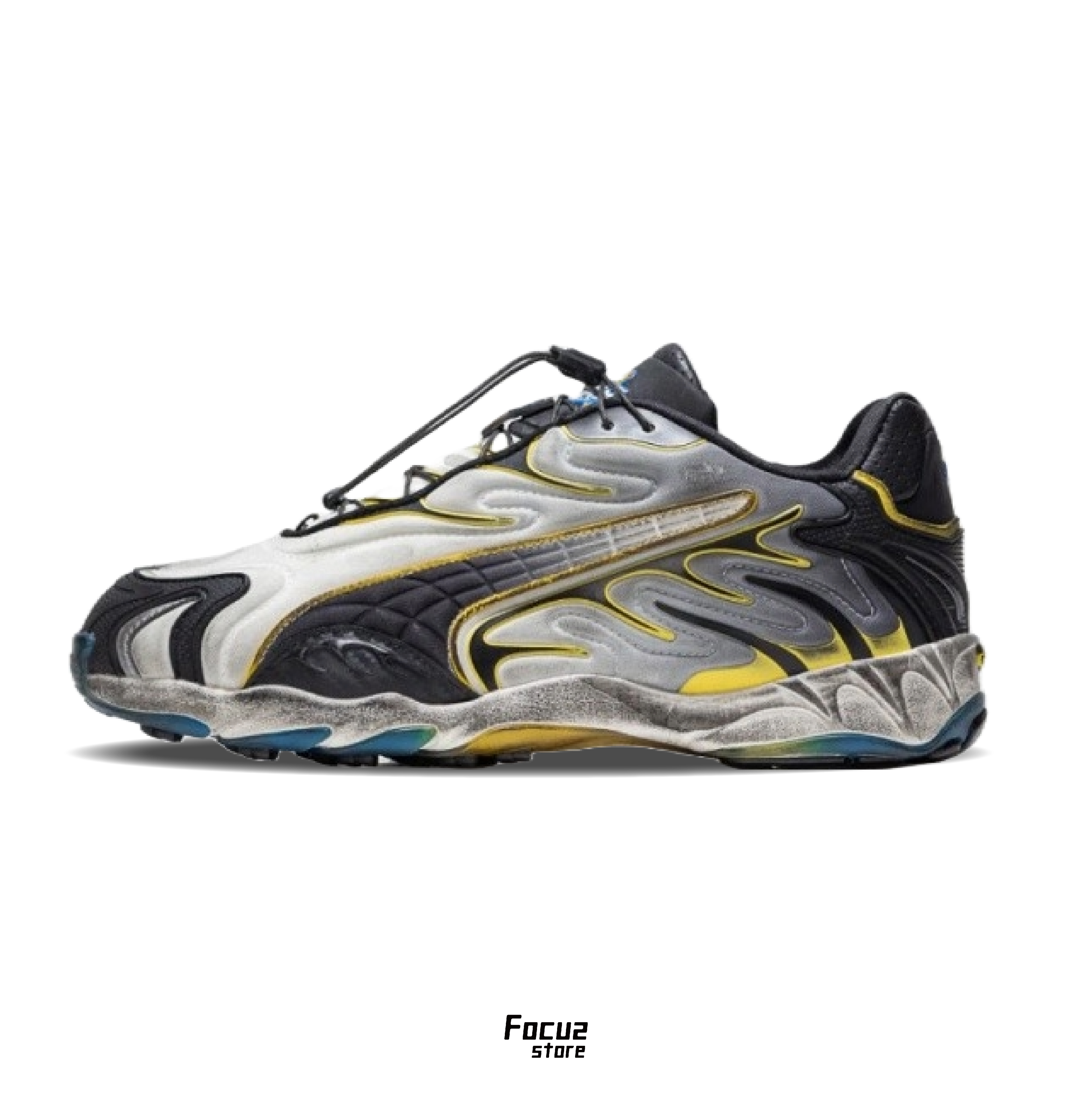 【Focus Store】預購 A$AP Rocky x Puma Inhale "Distressed Pack - Warm White Pelé Yellow " 白黃 402456-01