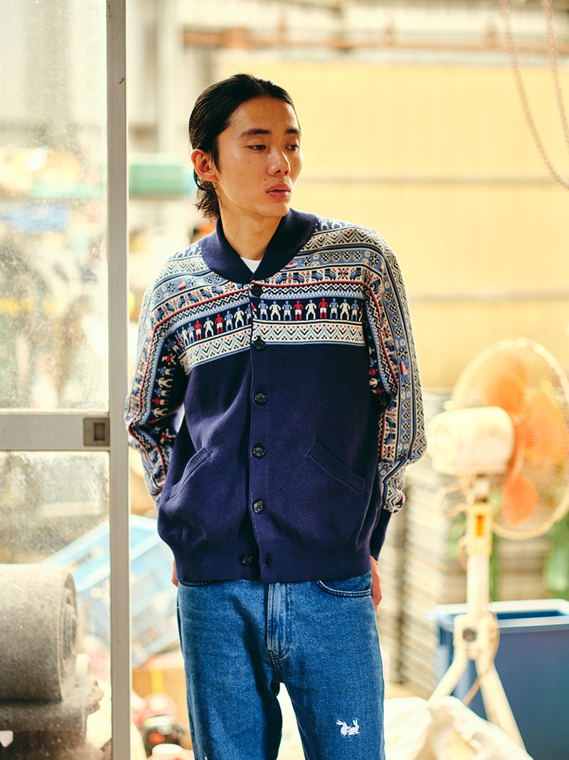 Soccer in Fair Isle Jacket