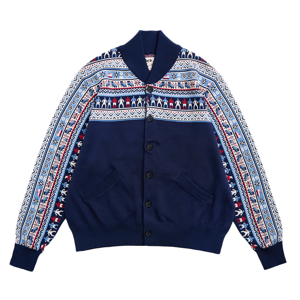 Soccer in Fair Isle Jacket