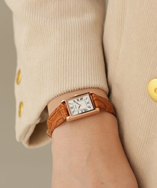 SEIKO 精工 SSEH006 Tank 女裝 玫瑰金色 方形 復古 石英 皮帶錶