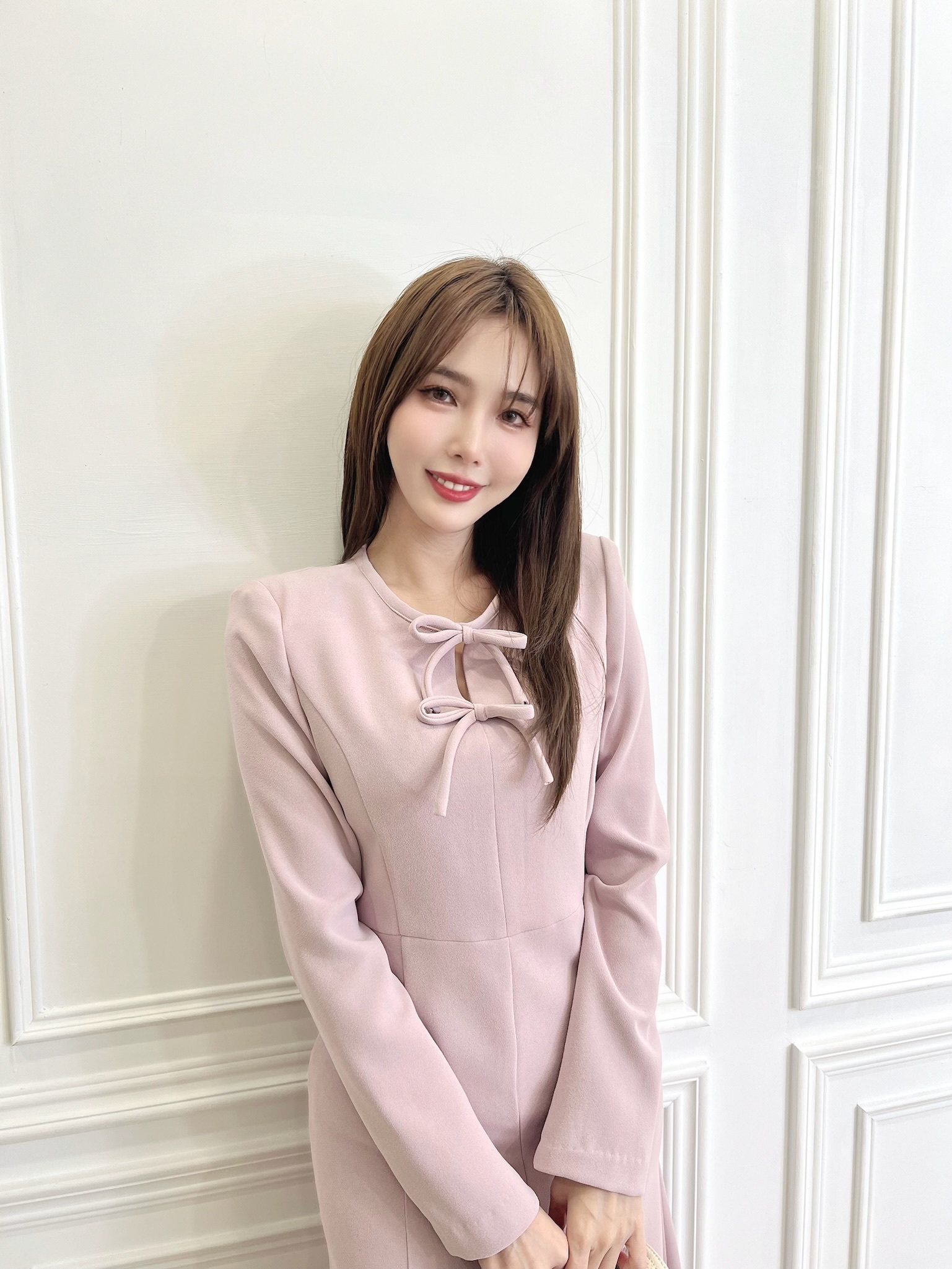 溫柔綁蝴蝶結合身洋