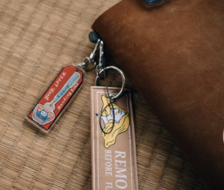 甜蜜生活｜壓克力吊飾 閱讀與書寫