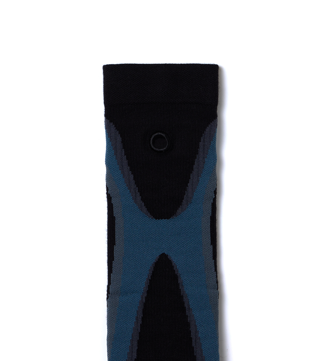 nozzle quiz® / X 高筒休閒襪 - 青 Cyan