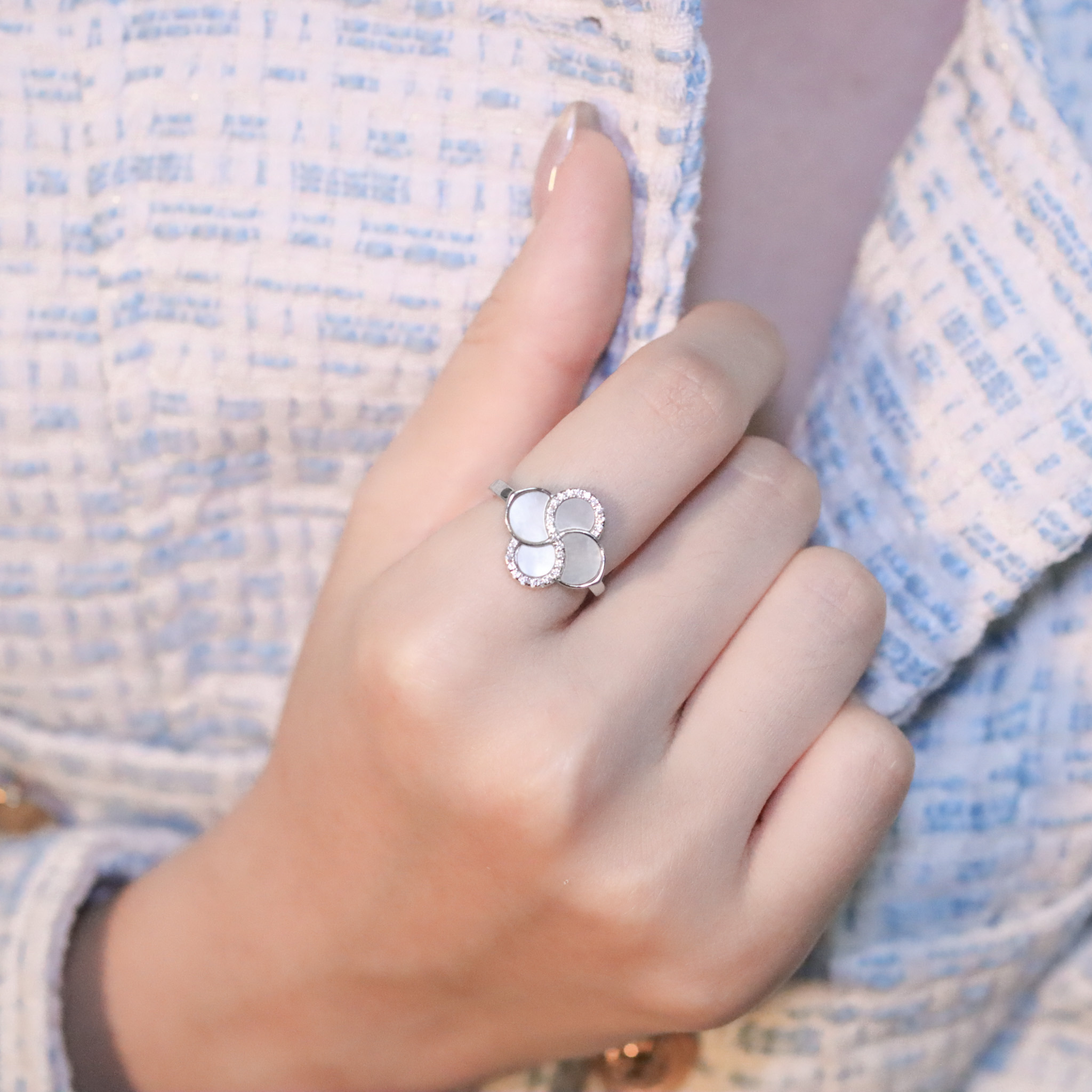 | 925純銀・白金 | 純潔幸福戒指  | RI0762 |