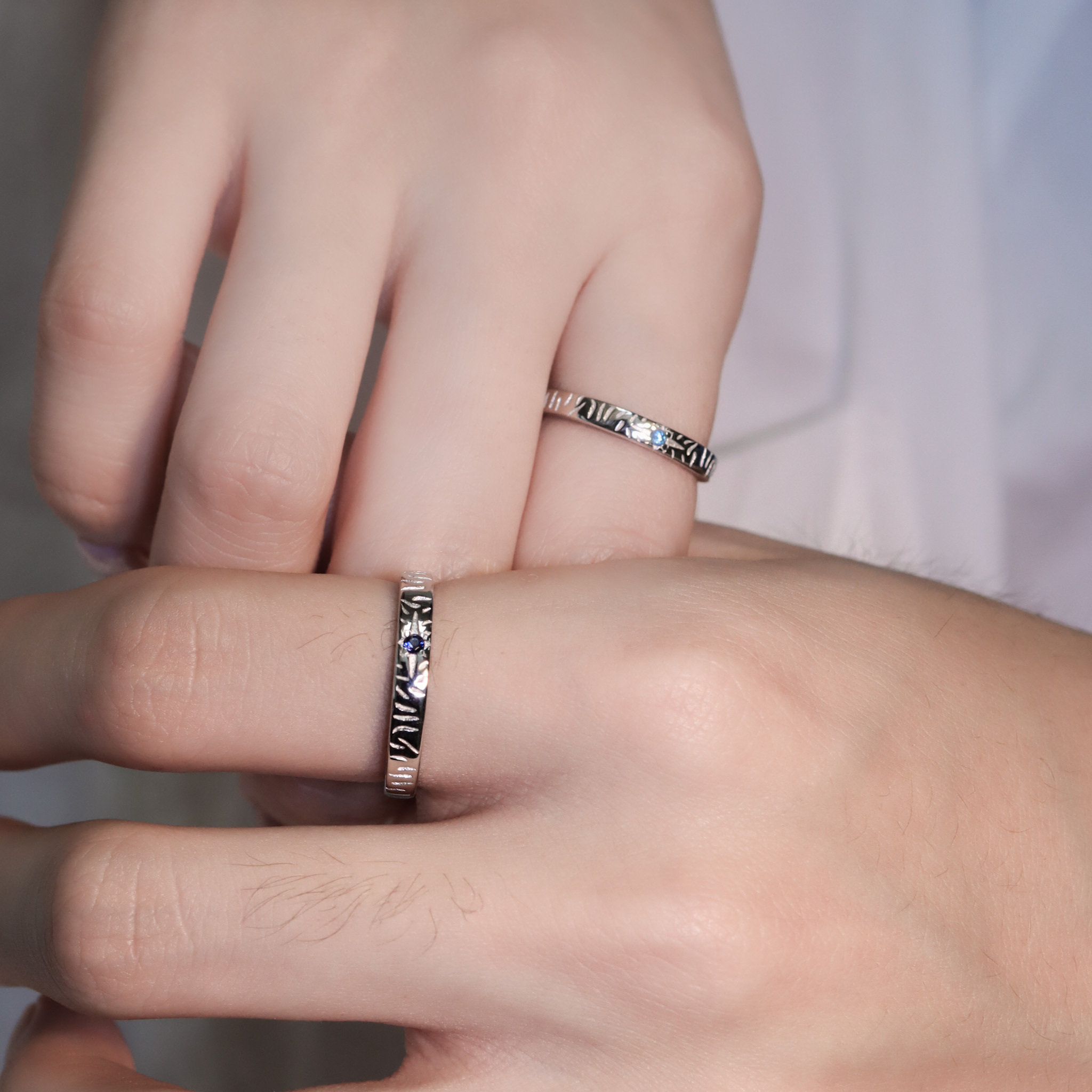 | 925銀 | 漫藍唯一情侶戒指  （男款 /女款）  | RI0743 |