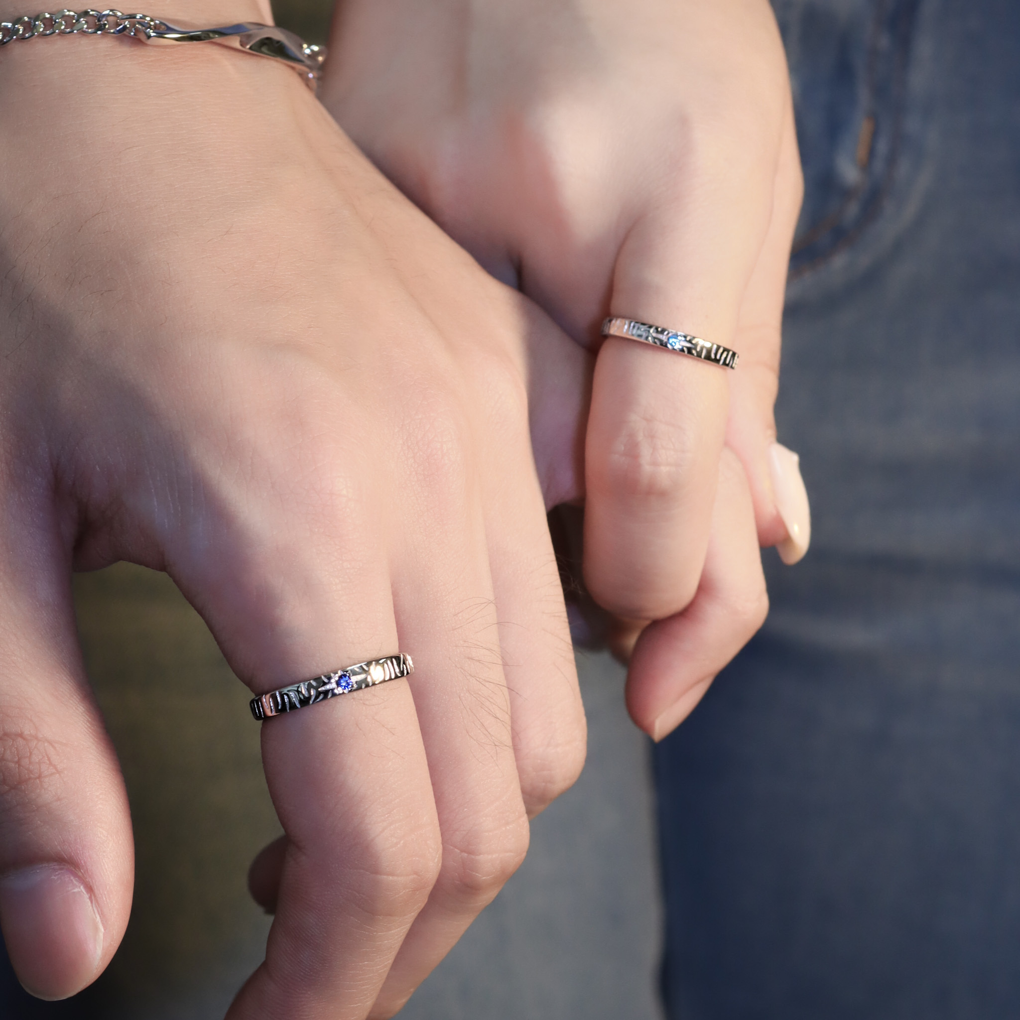 | 925銀 | 漫藍唯一情侶戒指  （男款 /女款）  | RI0743 |