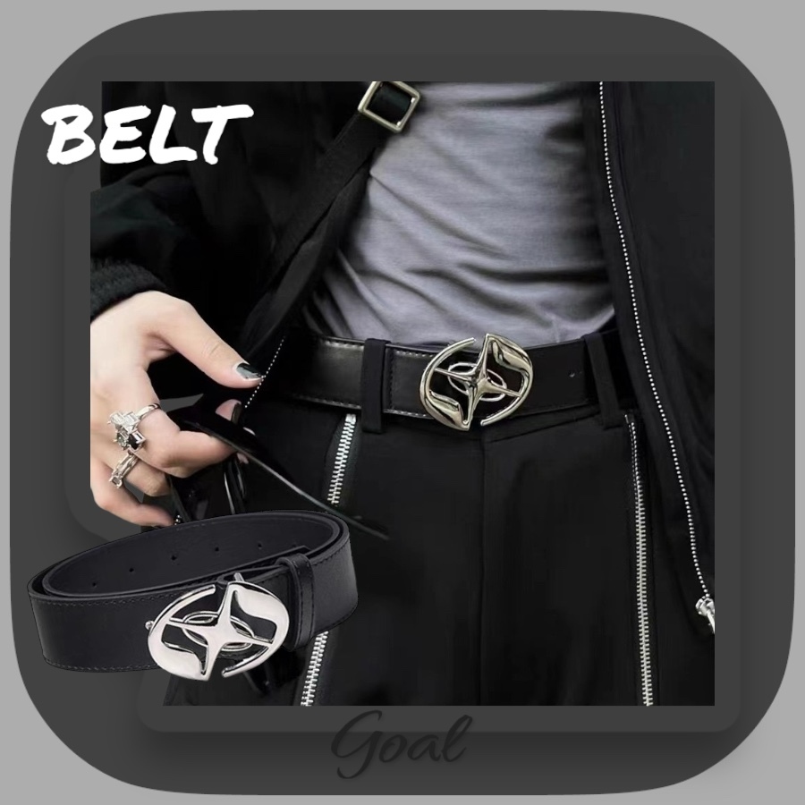 (GOAL) 十字架 十字星  韓風 皮帶 腰帶