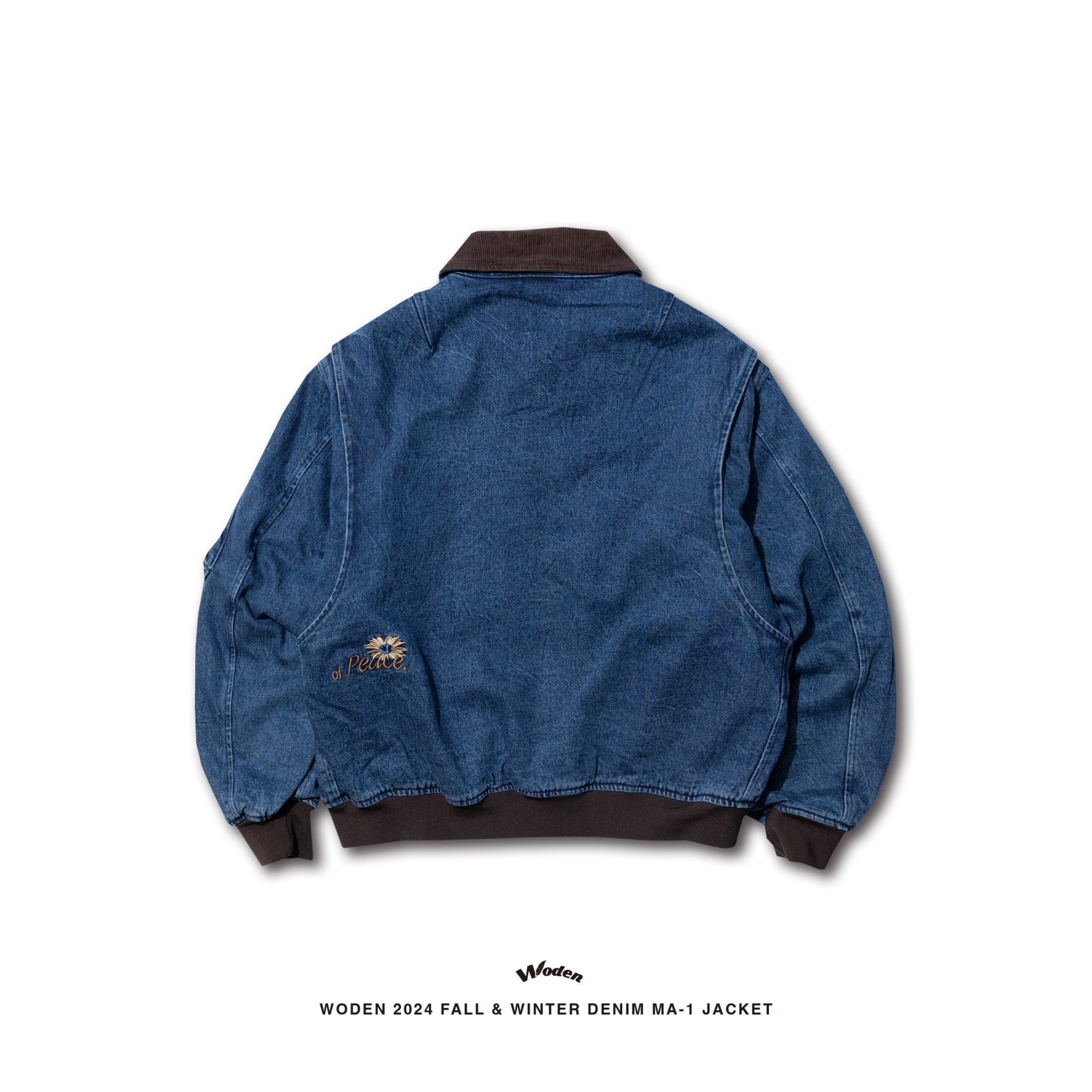 WODEN 2024 FALL & WINTER 031 DENIM MA-1 JACKET