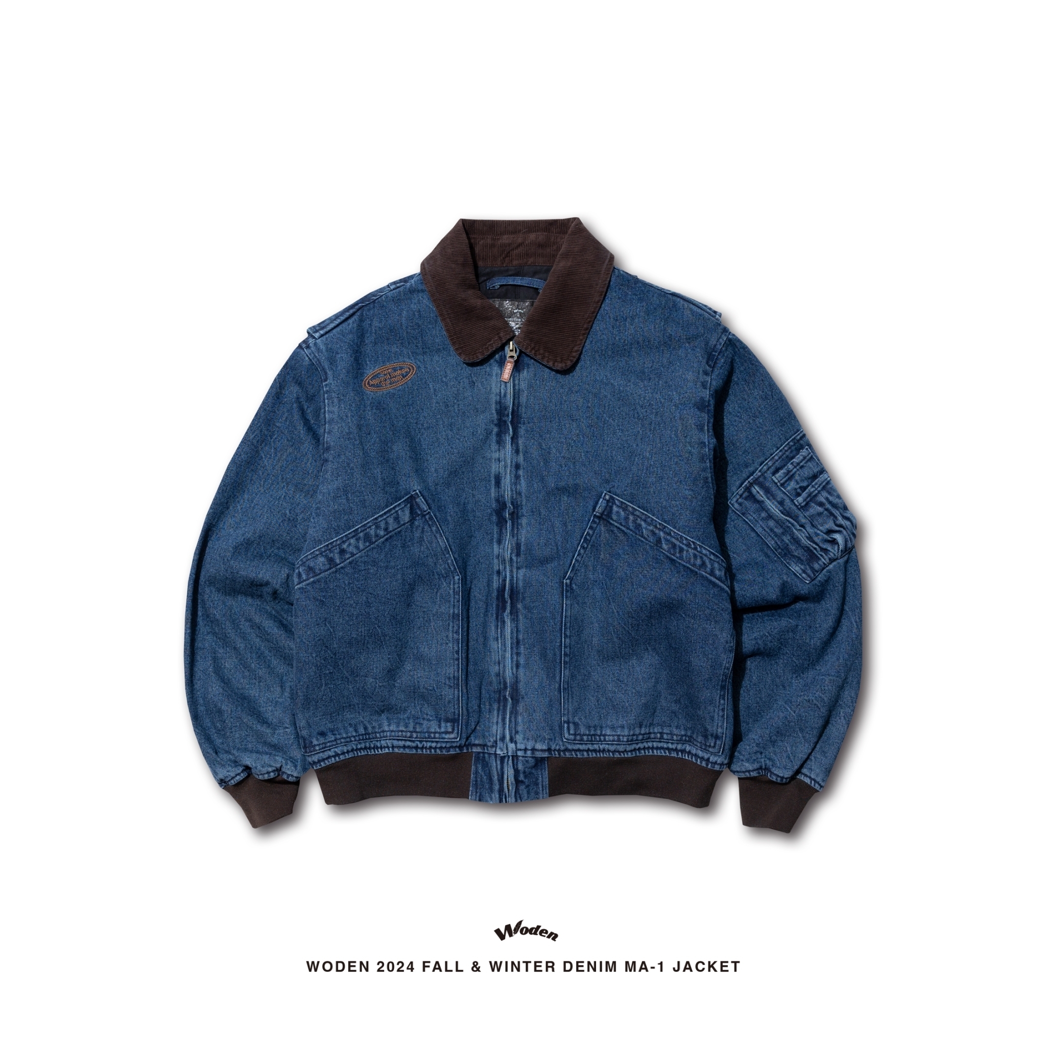 WODEN 2024 FALL & WINTER 031 DENIM MA-1 JACKET