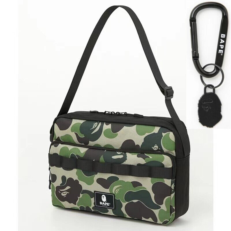 2021AW A BATHING APE BAPE CAMO Shoulder bag Carabiner 迷彩 側背包 掛鉤 雜誌 現貨