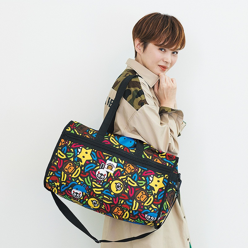 BAPE KIDS by A BATHING APE MILO APE 波士頓包 旅行袋 手提包 現貨