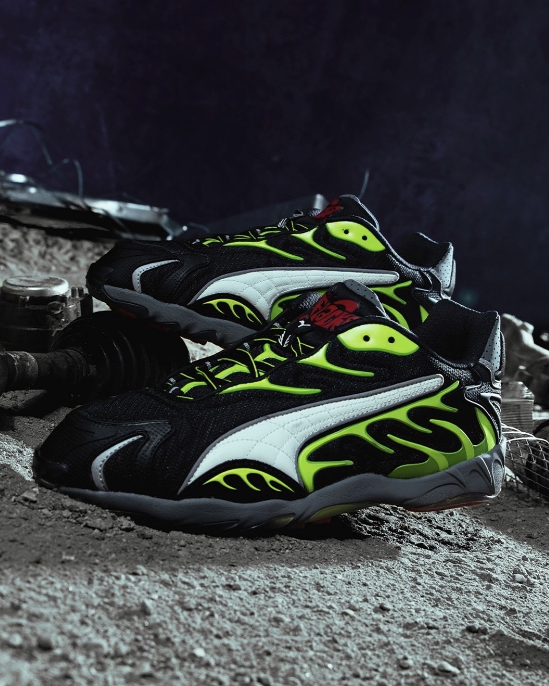 【Focus Store】預購 A$AP Rocky x Puma Inhale "Black Lime Pow" 黑綠 402459-01