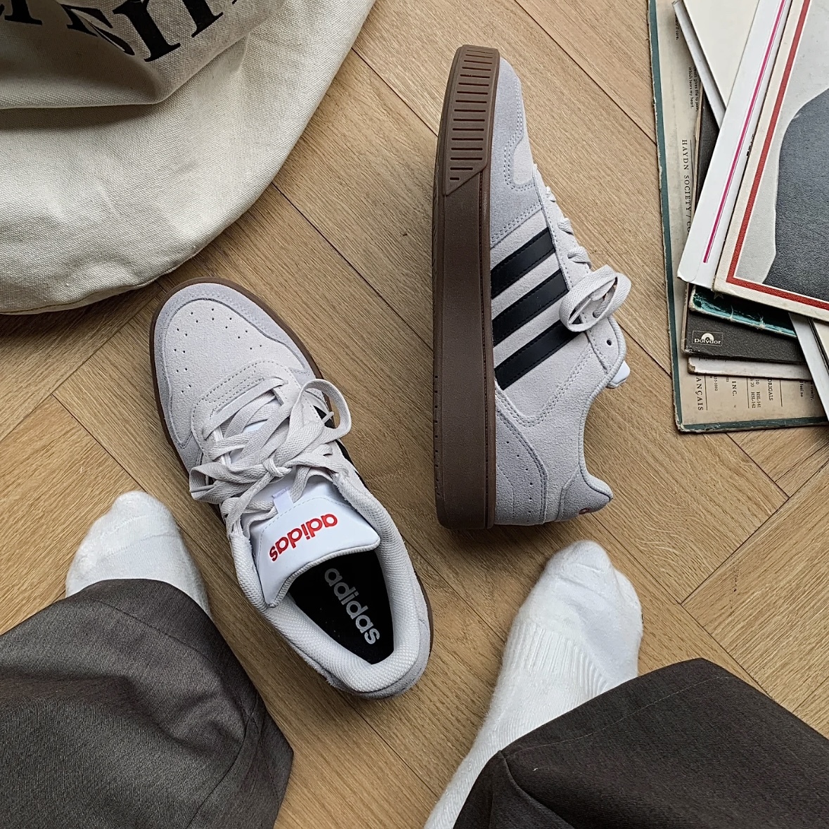 <情侶鞋必備款!!!>Adidas Neo D-PAD 美式 德訓鞋 復古 焦糖底 石灰