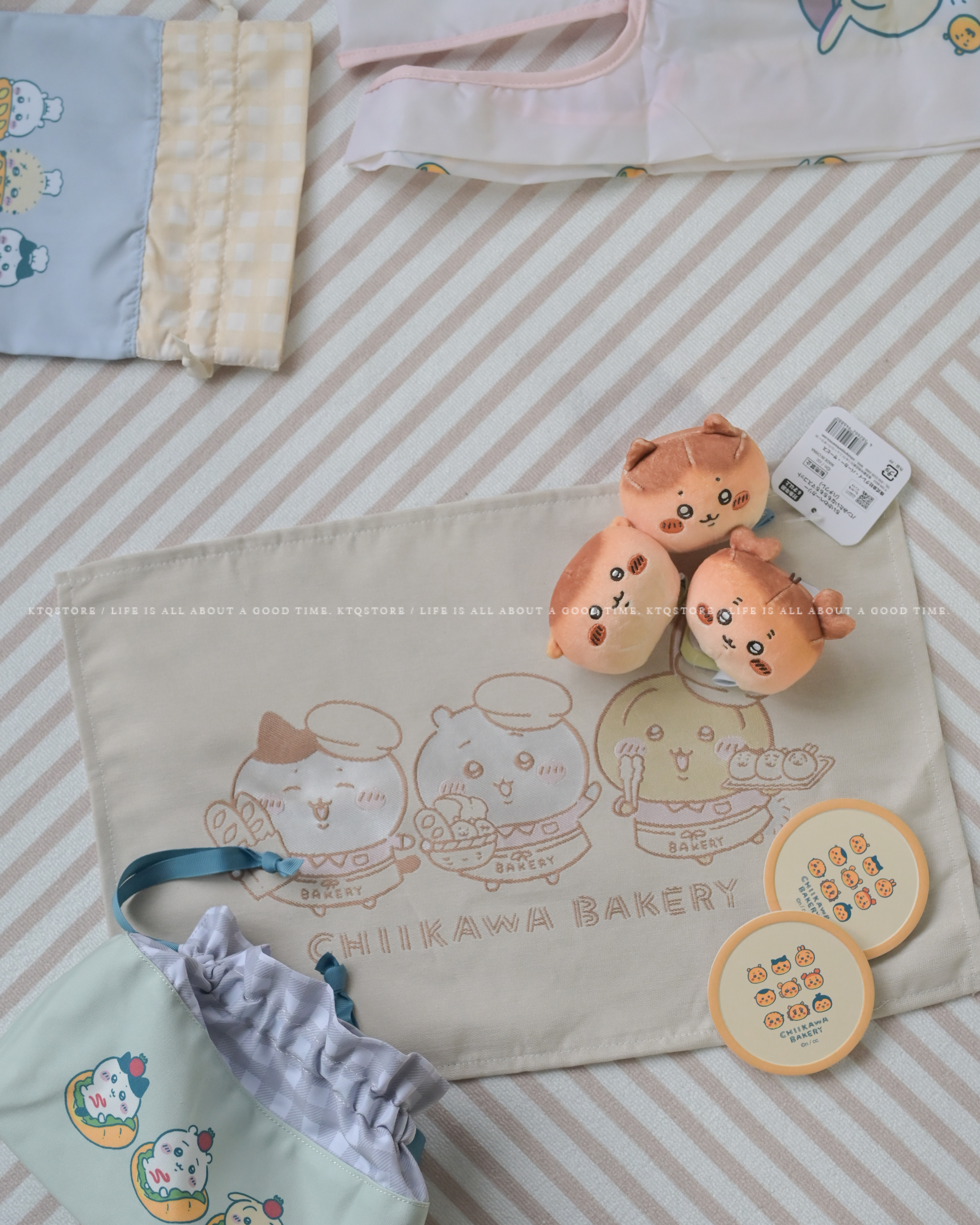 KTQ STORE ‧  日本 Chiikawa 吉伊卡哇 麵包店系列 手提袋 保溫杯 環保袋 帆布袋