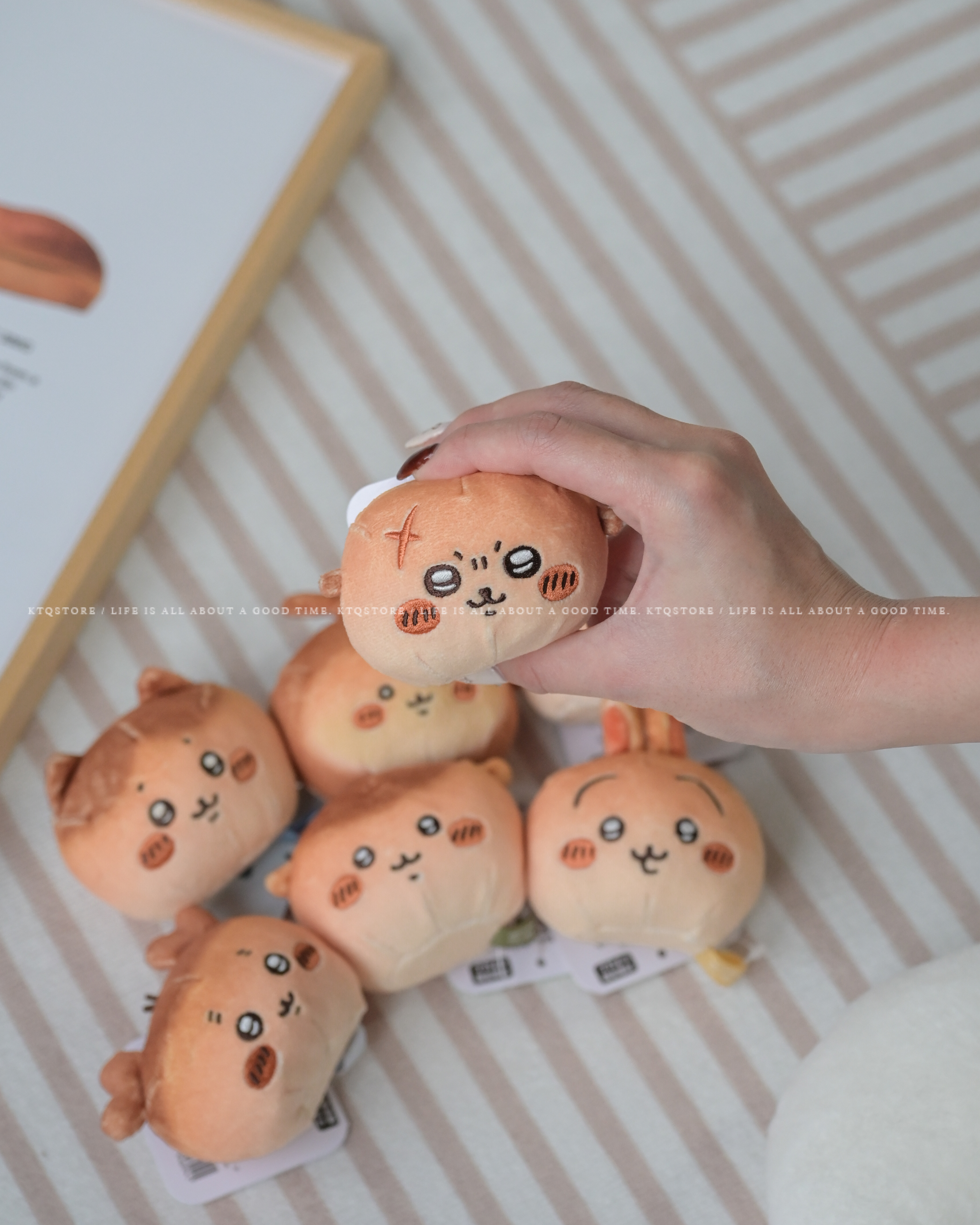 KTQ STORE ‧  日本 Chiikawa 吉伊卡哇 麵包店系列 麵包 吊飾 娃娃 9款