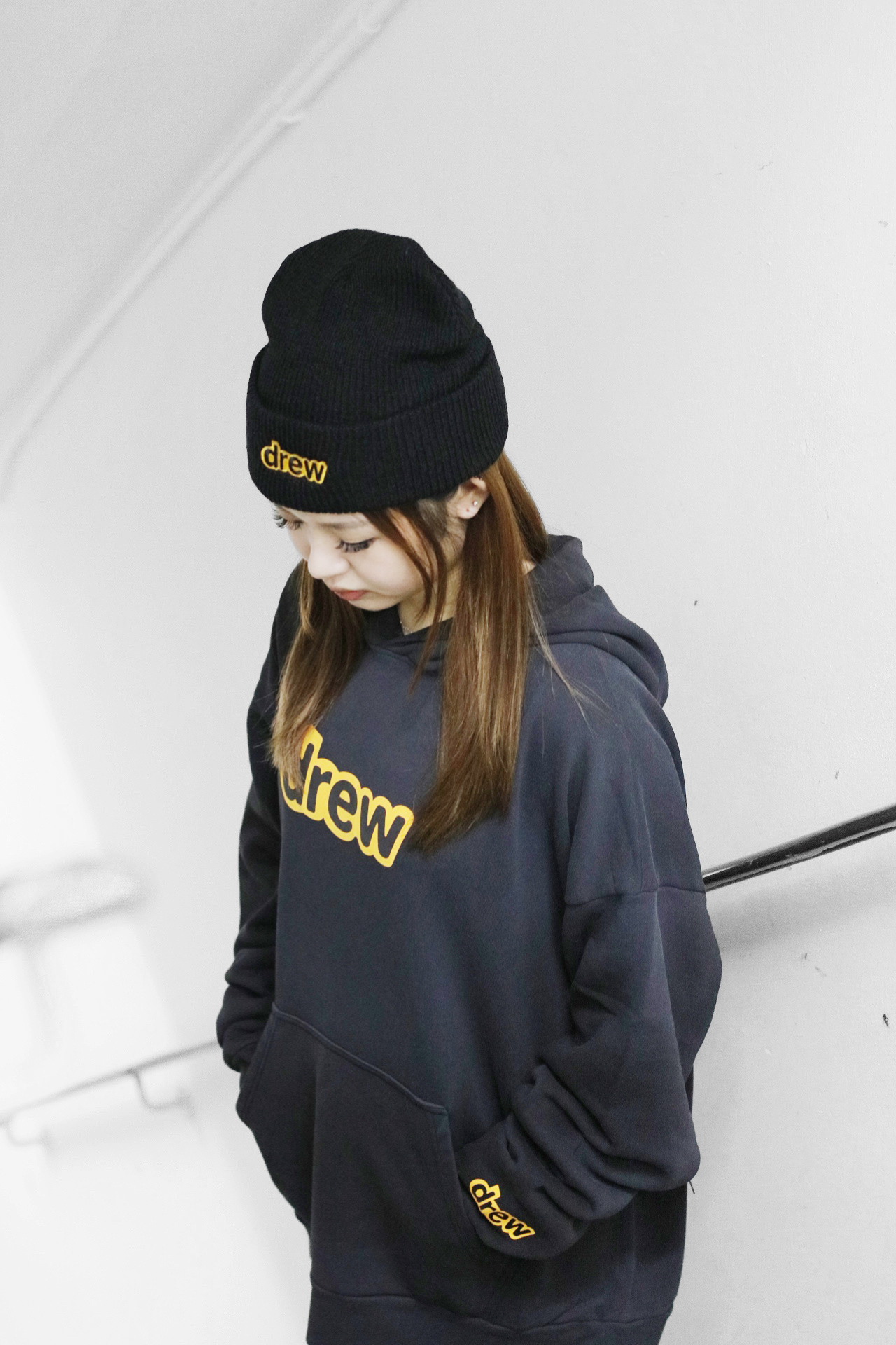 Drew House Secret SS Hoodie Washed Black  洗水黑