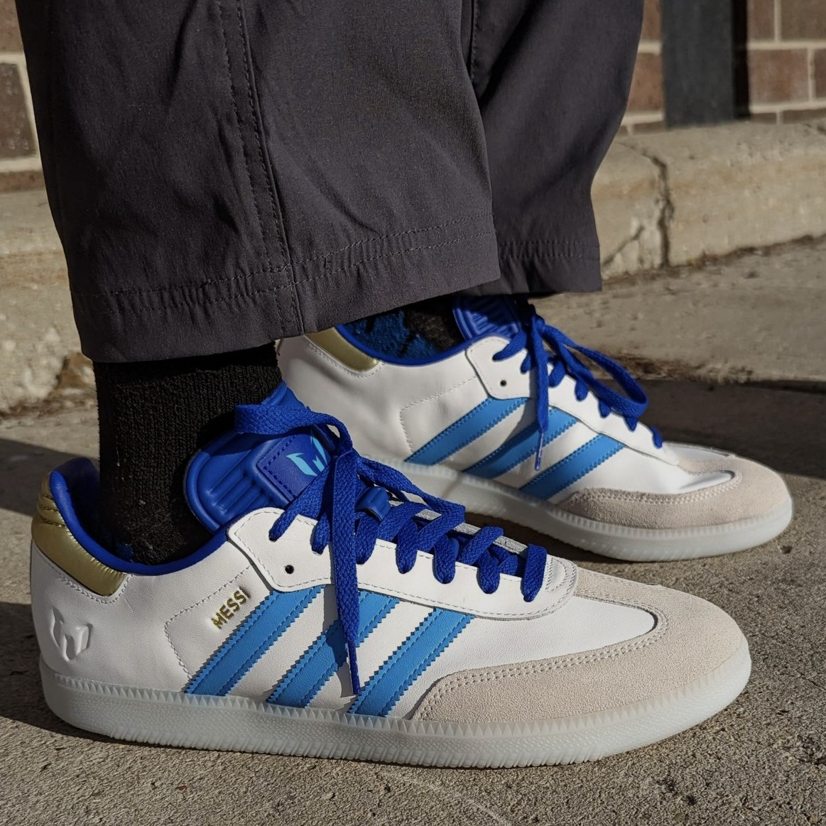 Adidas Samba x Messi Spark Gen10s 白藍 梅西 阿根廷隊 復古 經典德訓鞋 休閒鞋