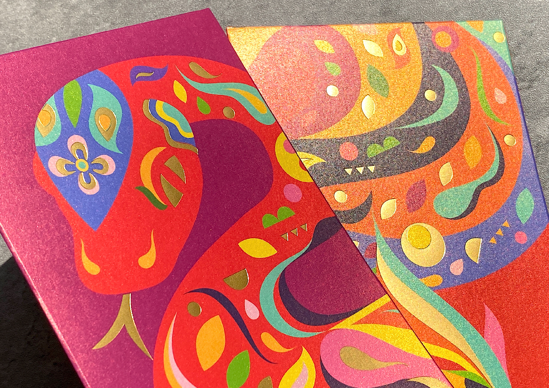 魚躍蛇舞丨利是廊 香港利是封