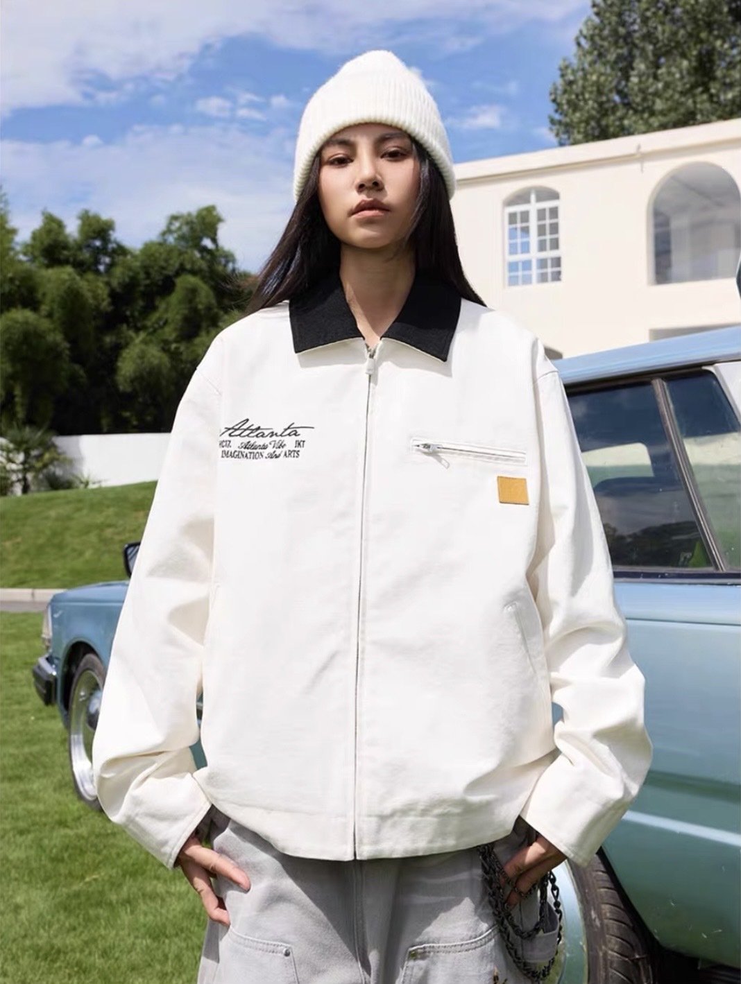 harsh and cruel 美式復古洗水做舊HACR底特律夾克