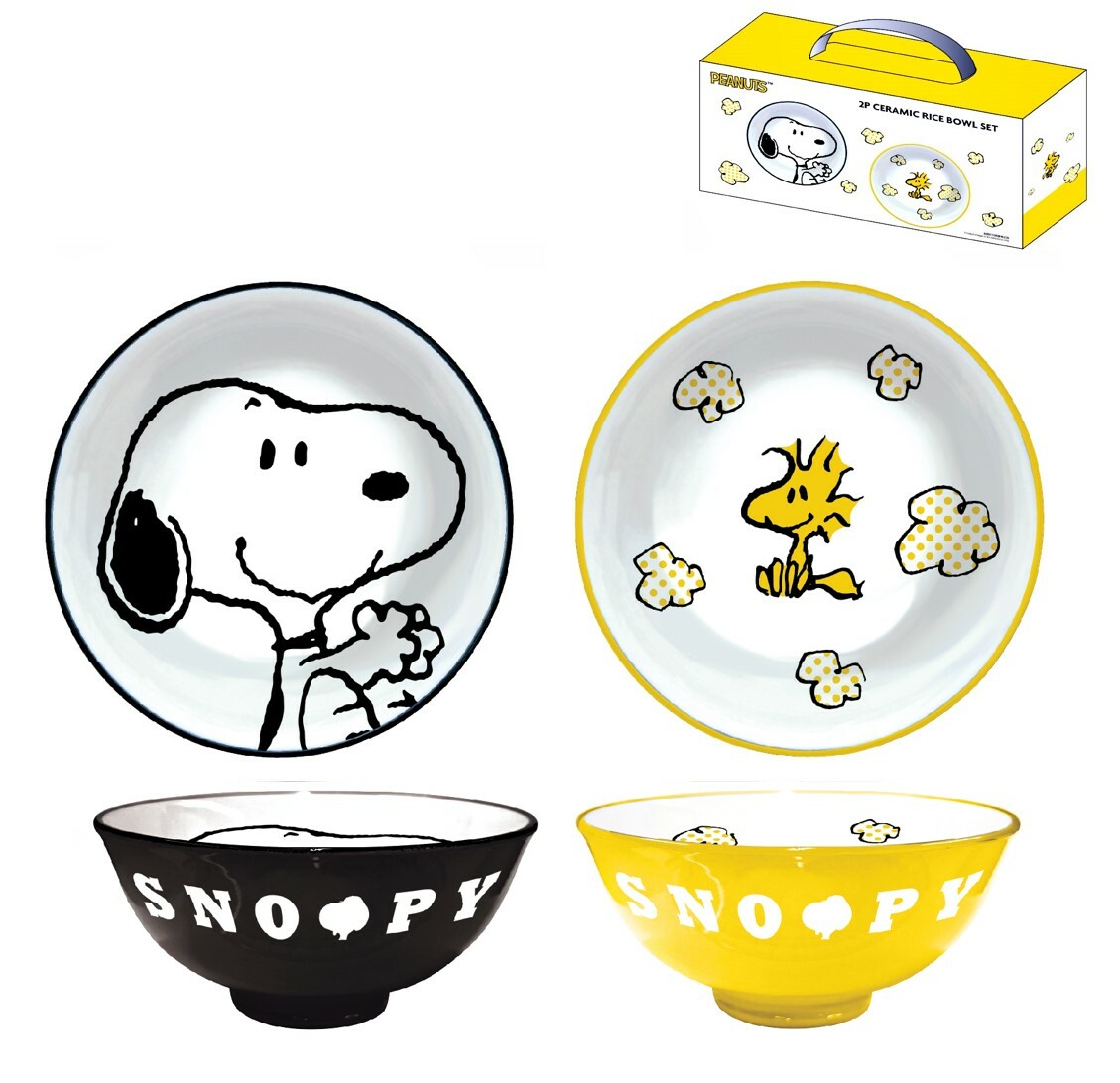 史努比 | 2P 陶瓷碗套裝