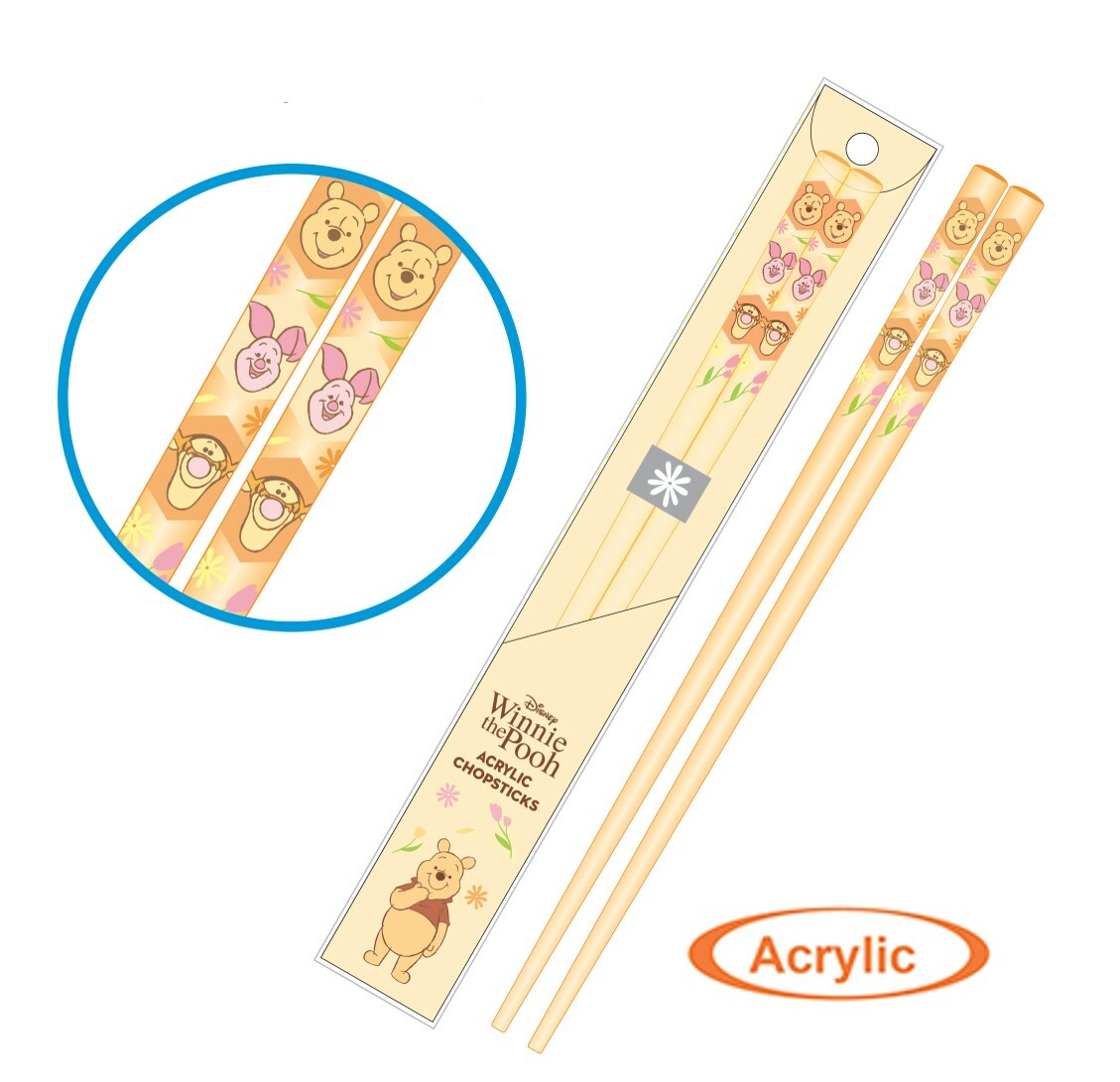 迪士尼小熊維尼 - 亞克力筷子