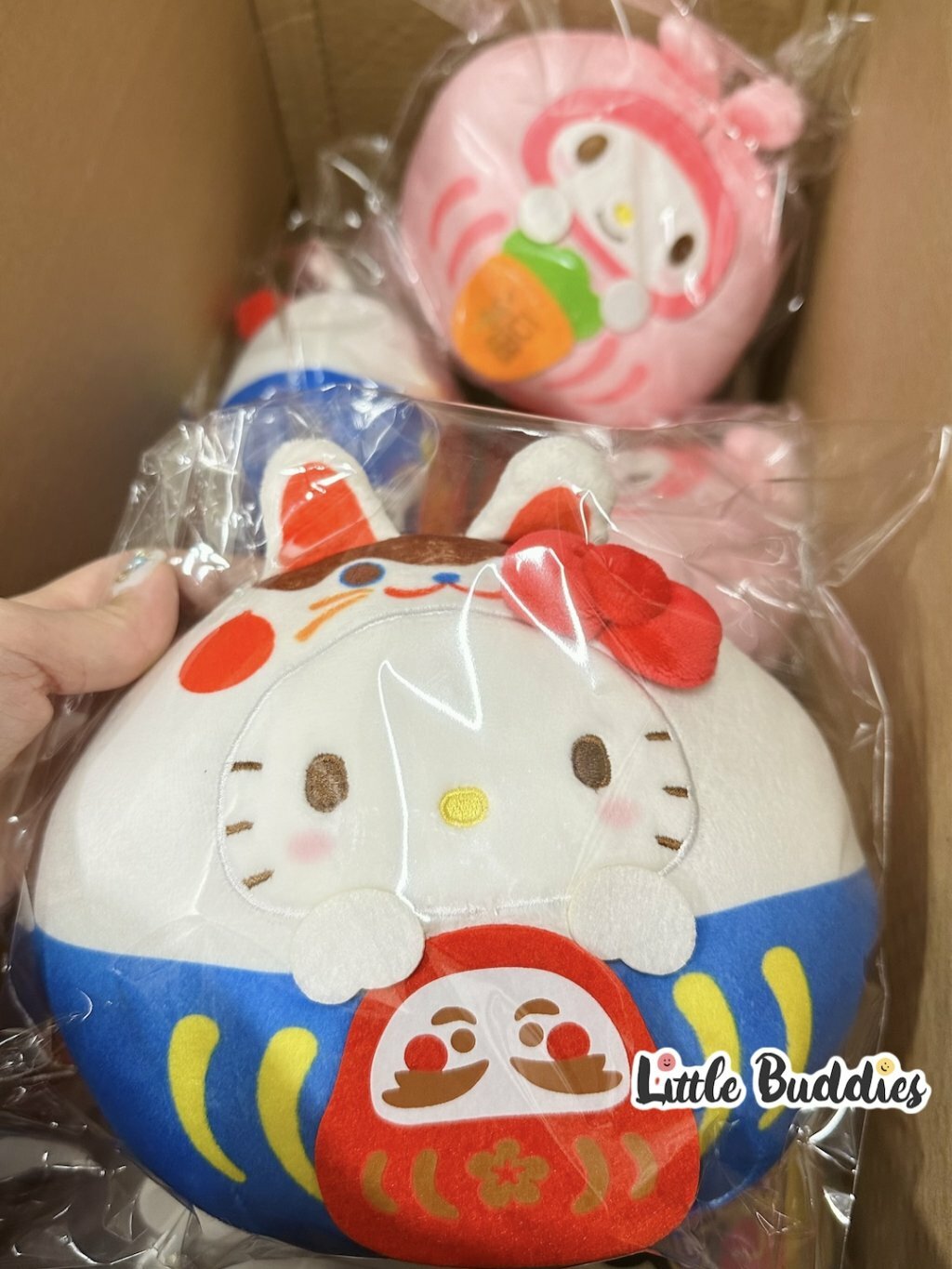 SALE 港版Sanrio 2023新年系列產品 達摩造型小公仔Cushion