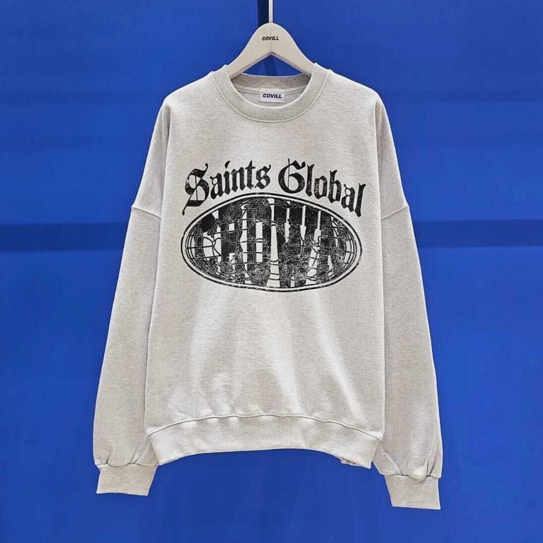 英文字圖案衛衣 COVILL-131T