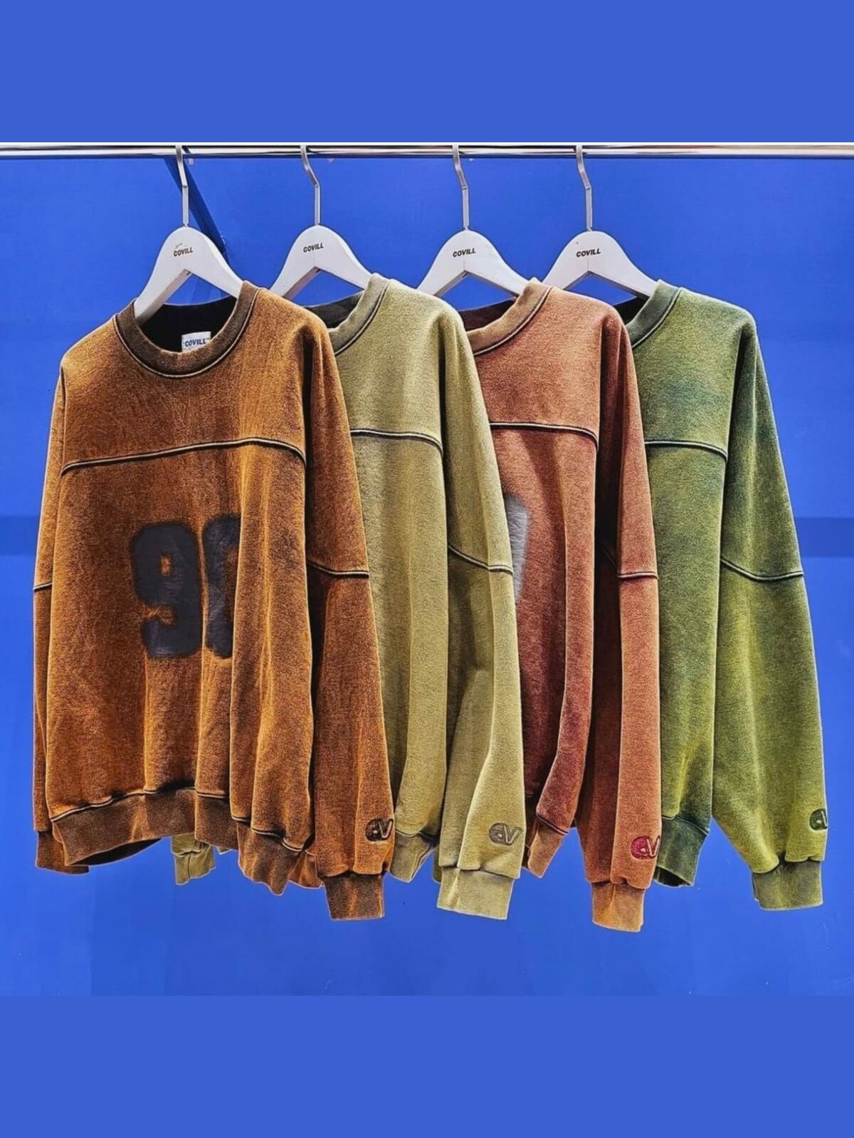 洗水英文字衛衣 COVILL-132T