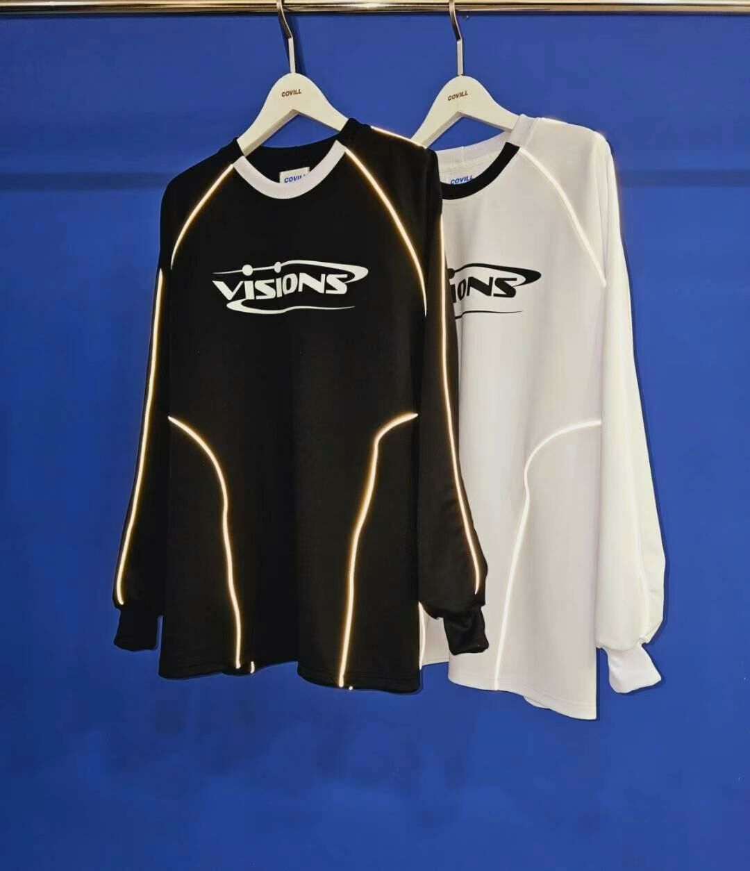 OverSize英文字長袖衫 COVILL-143T