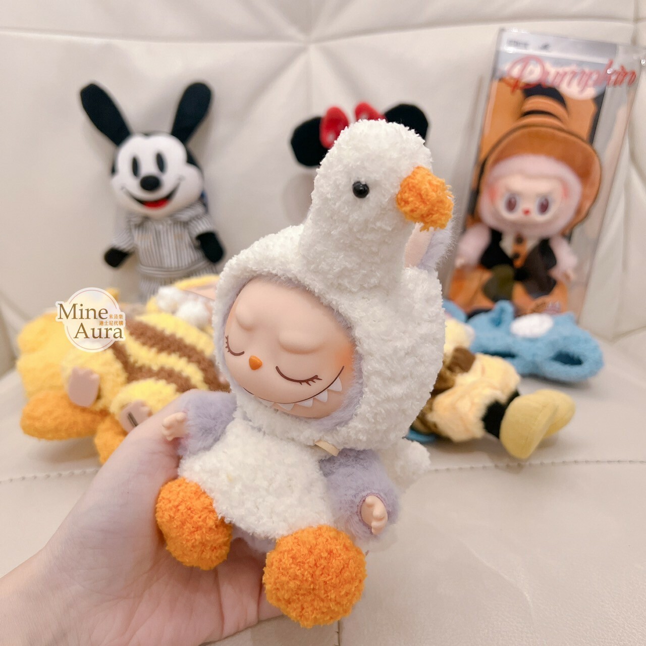 拉布布 LABUBU 坐坐派對 吊飾專用服裝 吊飾專用服裝 大鵝頭套套裝 (無附吊飾)