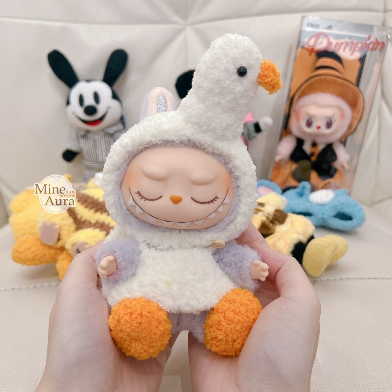 拉布布 LABUBU 坐坐派對 吊飾專用服裝 吊飾專用服裝 大鵝頭套套裝 (無附吊飾)