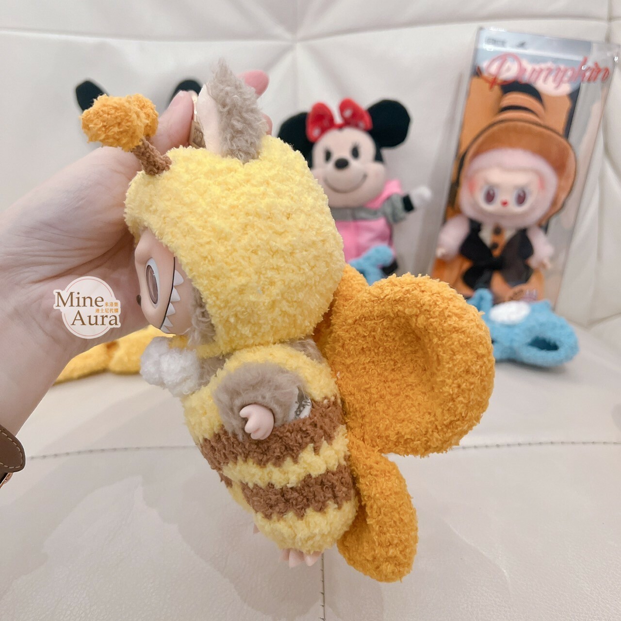 拉布布 LABUBU 心動馬卡龍 吊飾專用服裝 小蜜蜂翅膀套裝 (無附吊飾)