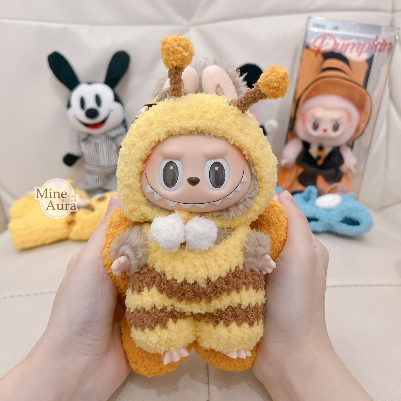 拉布布 LABUBU 心動馬卡龍 吊飾專用服裝 小蜜蜂翅膀套裝 (無附吊飾)