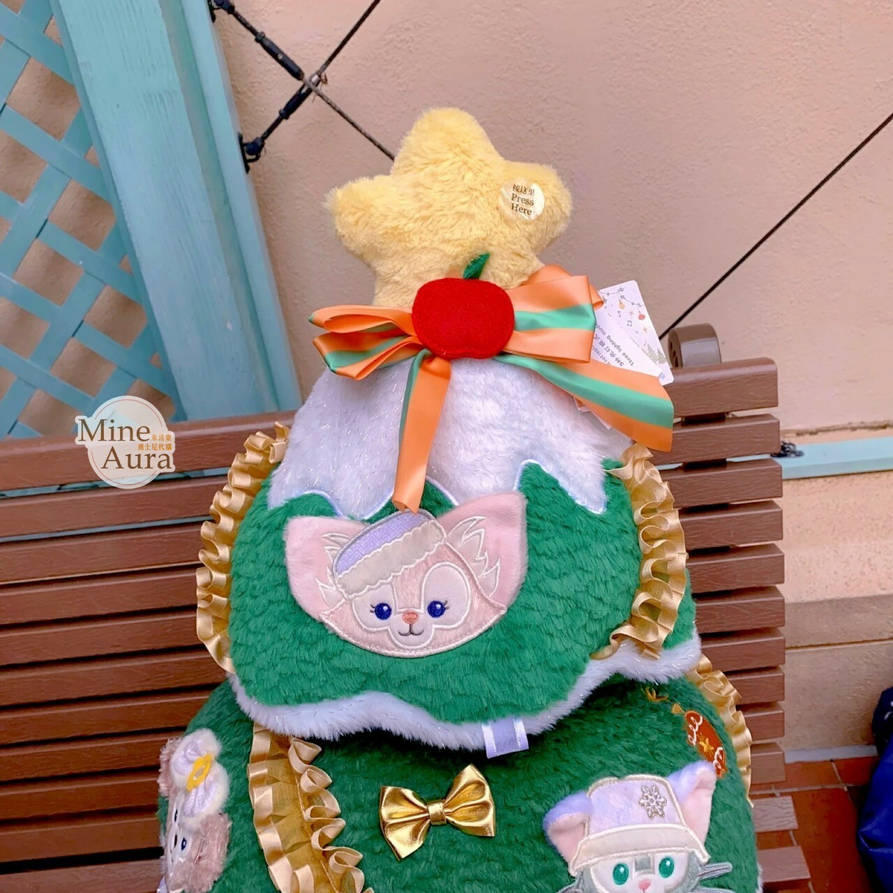 (限時特價) 2024 冬日 達菲 Duffy 與好友們 絨毛 發光 聖誕樹 擺飾品 -上海迪士尼樂園