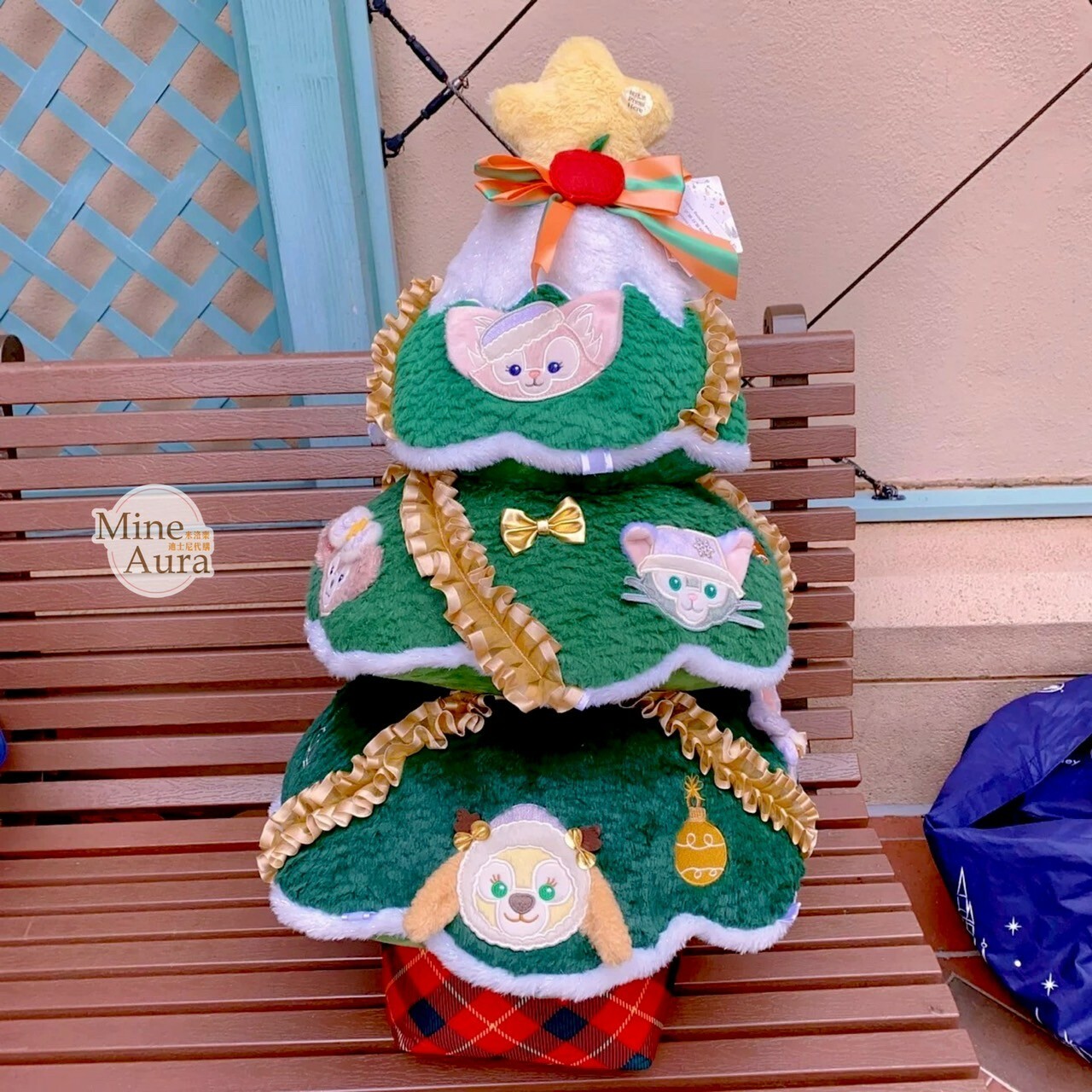 (限時特價) 2024 冬日 達菲 Duffy 與好友們 絨毛 發光 聖誕樹 擺飾品 -上海迪士尼樂園