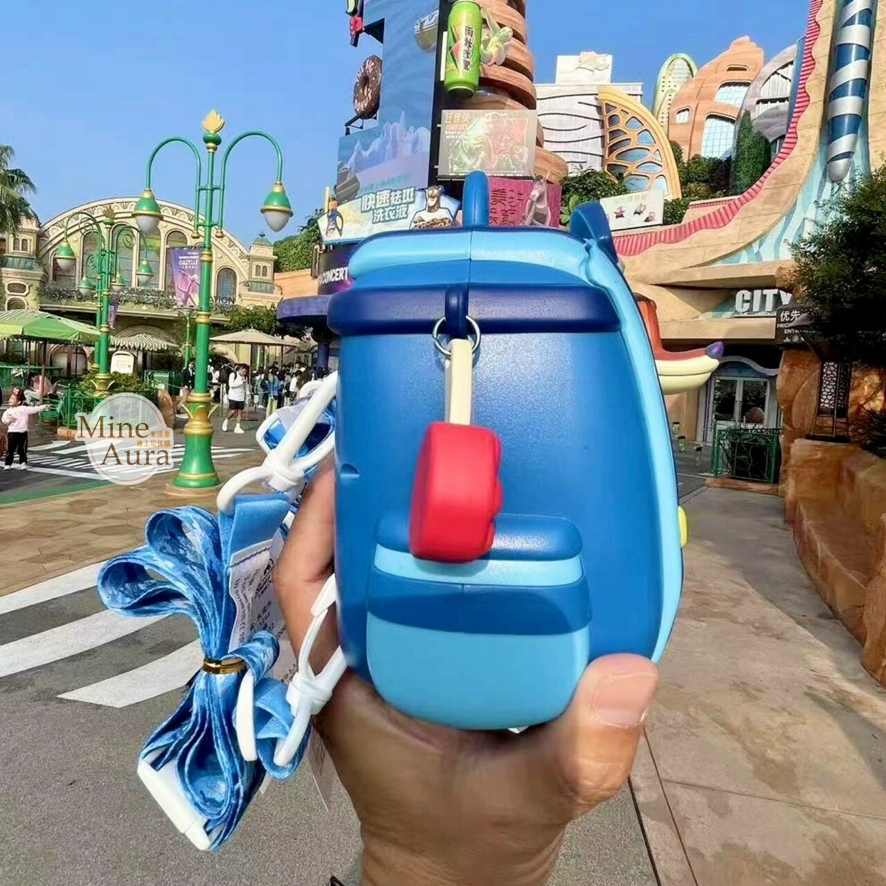 胡尼克 Nick 背包 造型 可斜背 後背 設計 收納桶 爆米花桶 動物方城市 Zootopia -上海迪士尼樂園