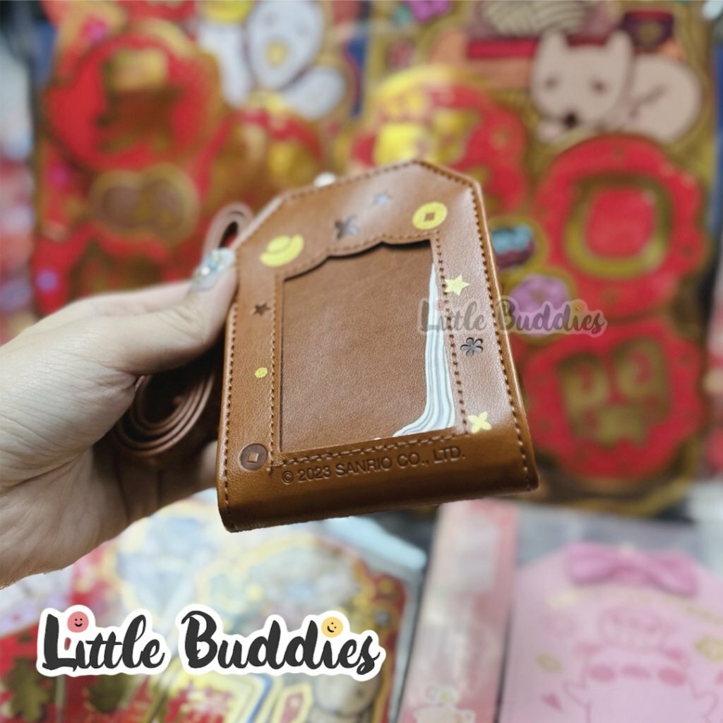 港版Sanrio 2023新年系列產品 招福開運PU卡套連頸繩