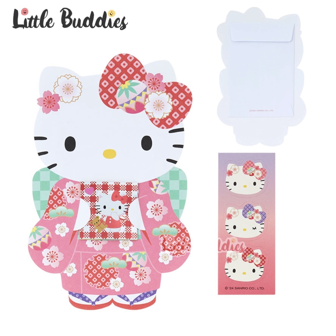 日本 Sanrio D-Cut 和服造型利是封 (3入)