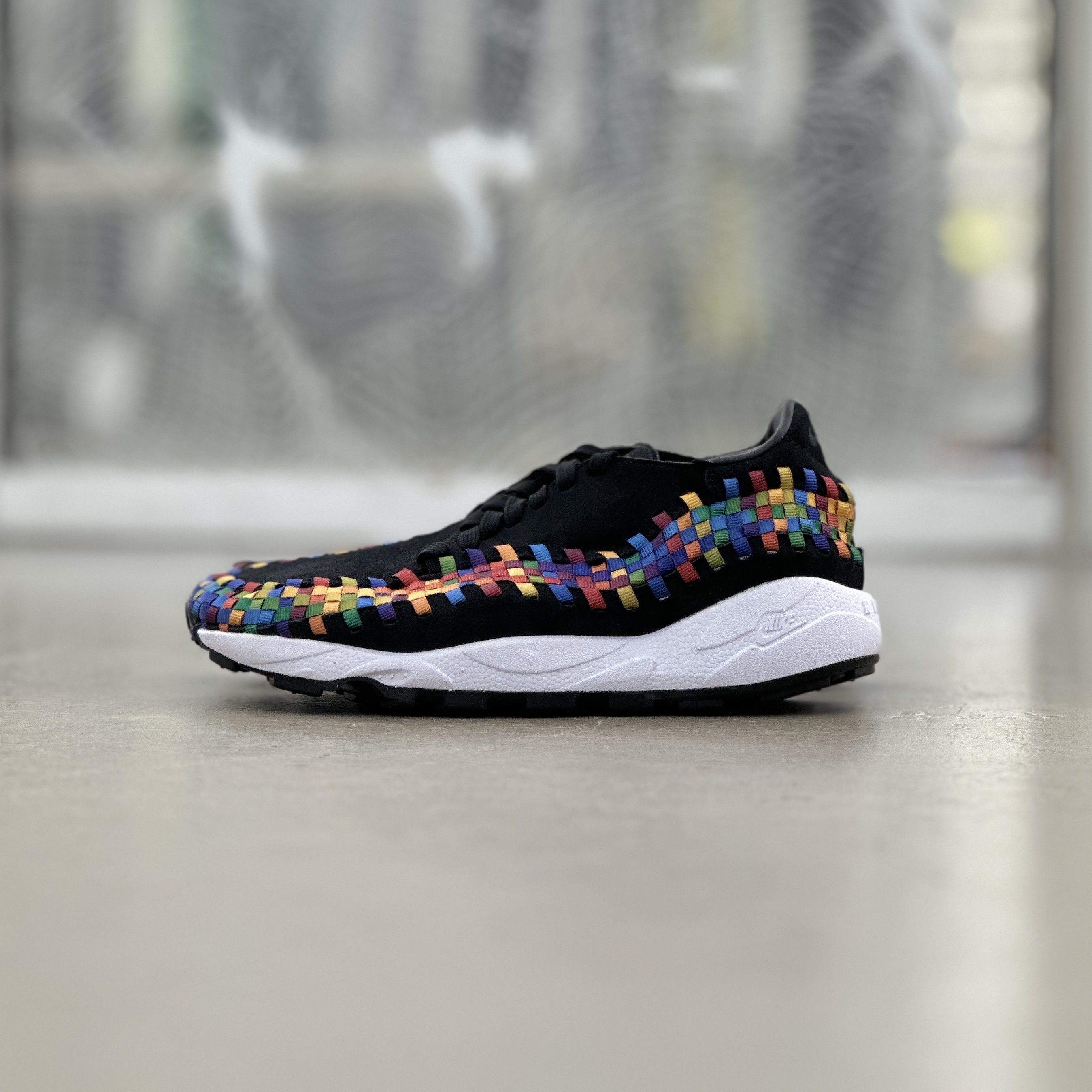 Nike Air Footscape Woven W Black Rainbow l FB1959-002